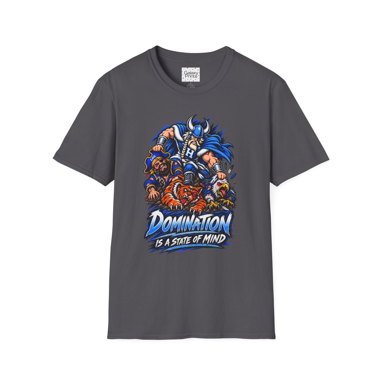Unisex T-Shirt - Hoggard Vikings Inspired - 'Domination is a State of Mind' - over our rivals