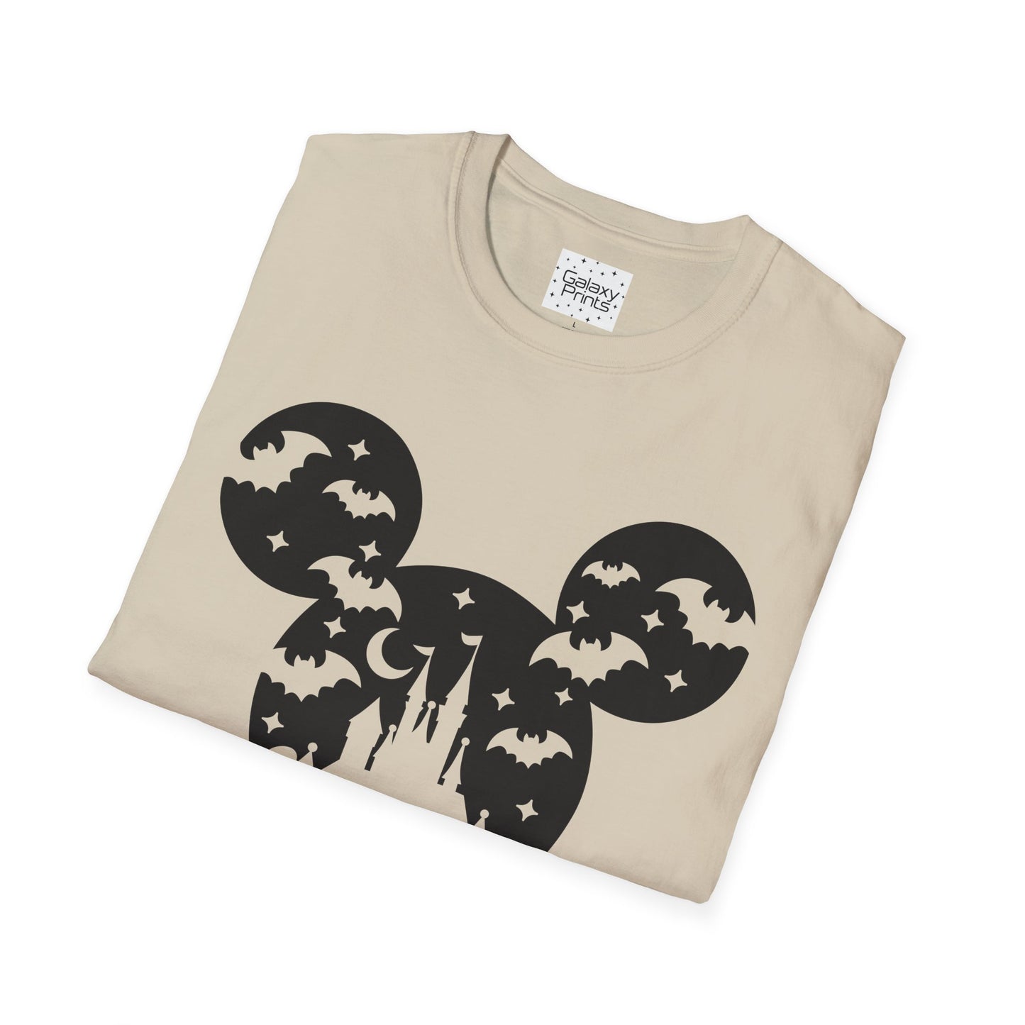 Unisex T-Shirt - DISNEY Inspired - 'Mickey Head with Castle for Halloween'