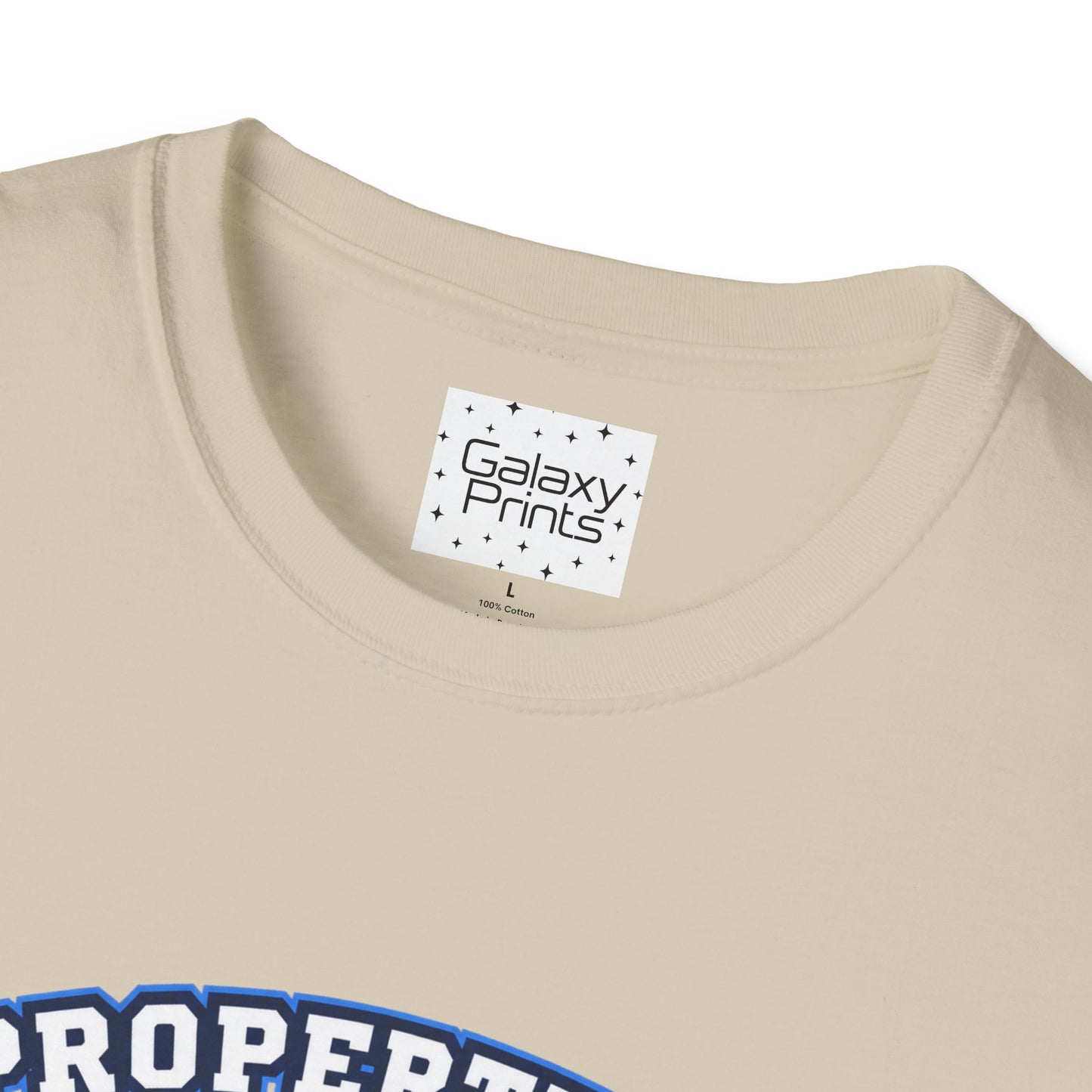 Property of JTH Vikings T‑Shirt M — Viking in Power Circle back - Hoggard School Spirit Tee