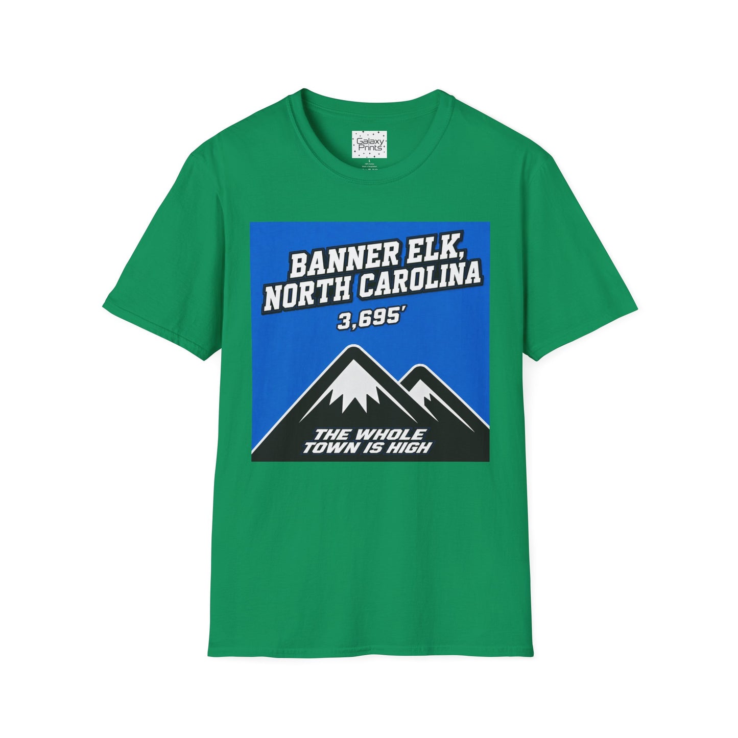 Banner Elk, NC - The whole town is High T-Shirt — 3,695' Mountain Souvenir Tee