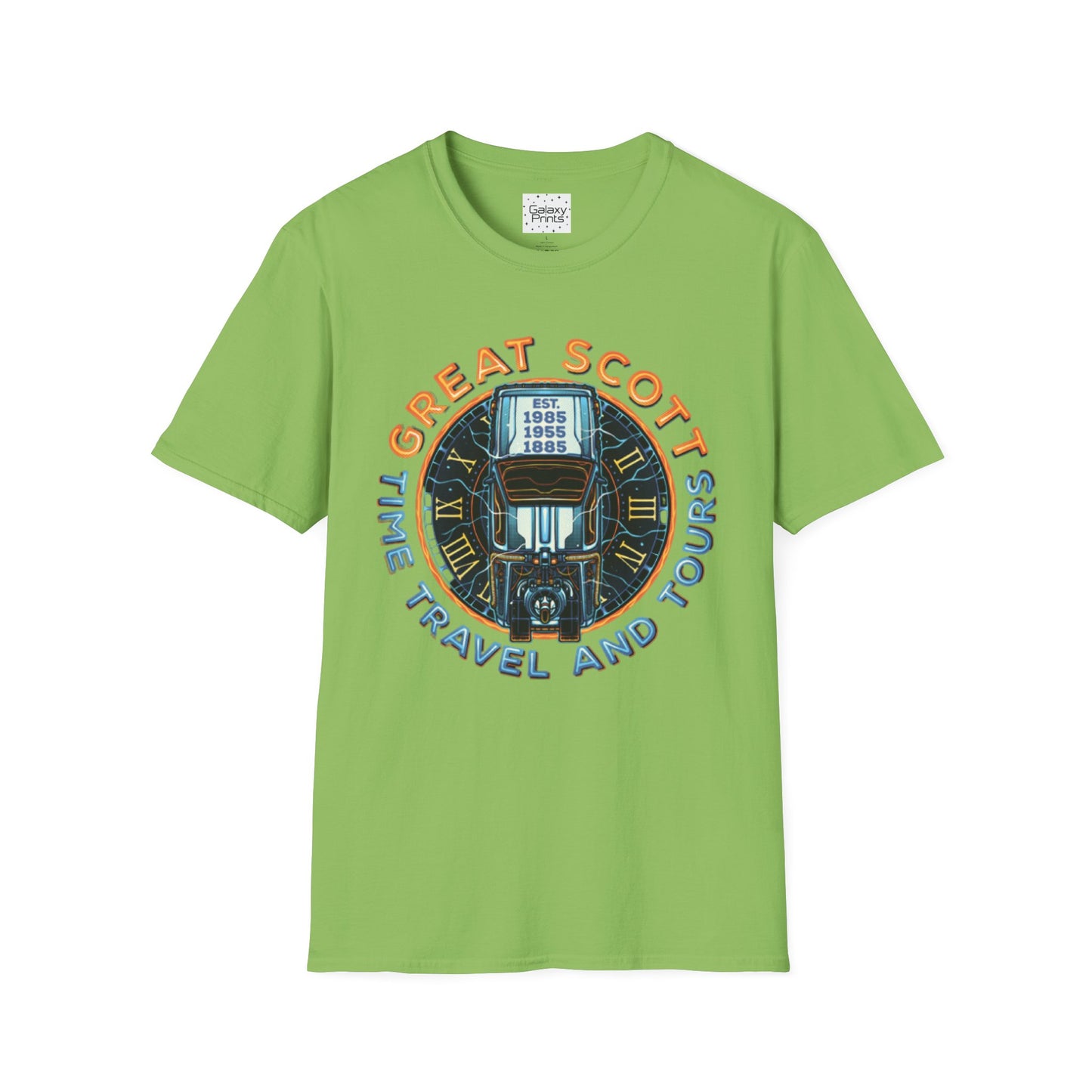 Back To The Future Inspired Unisex T-Shirt - 'Great Scott - Time Travel and Tours'