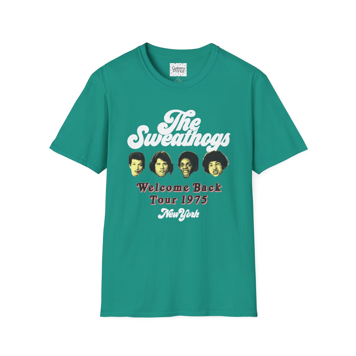Unisex T-Shirt - POP Culture - 'The Sweathogs - From the Hit TV Sitcom Welcome Back Kotter' Arnold Horshack, Juan Epstein, Frieddie "Boom Boom" Washington, Vinnie Barbarino