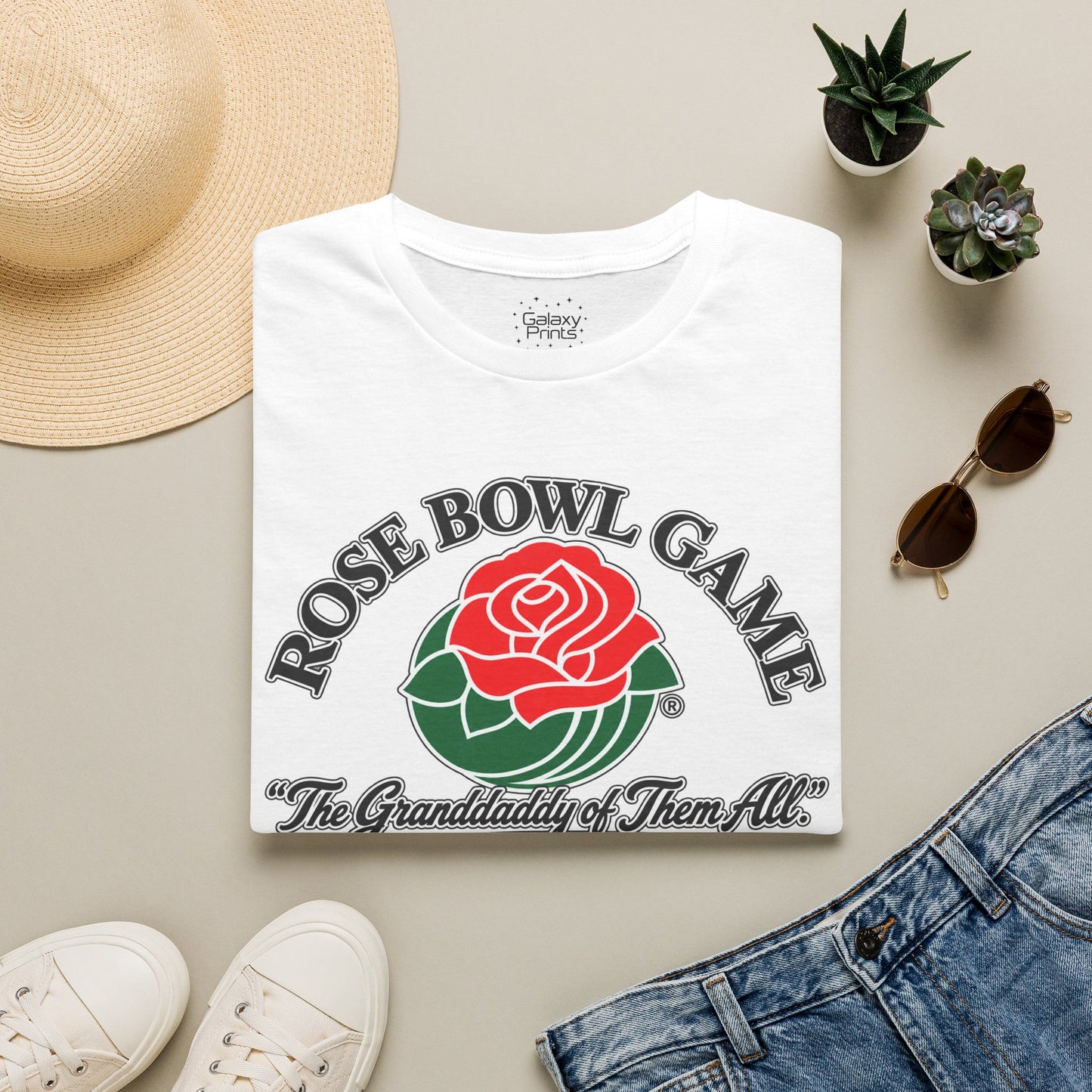 Rose Bowl Game T‑Shirt — "The Granddaddy of Them All" Vintage Football Tee