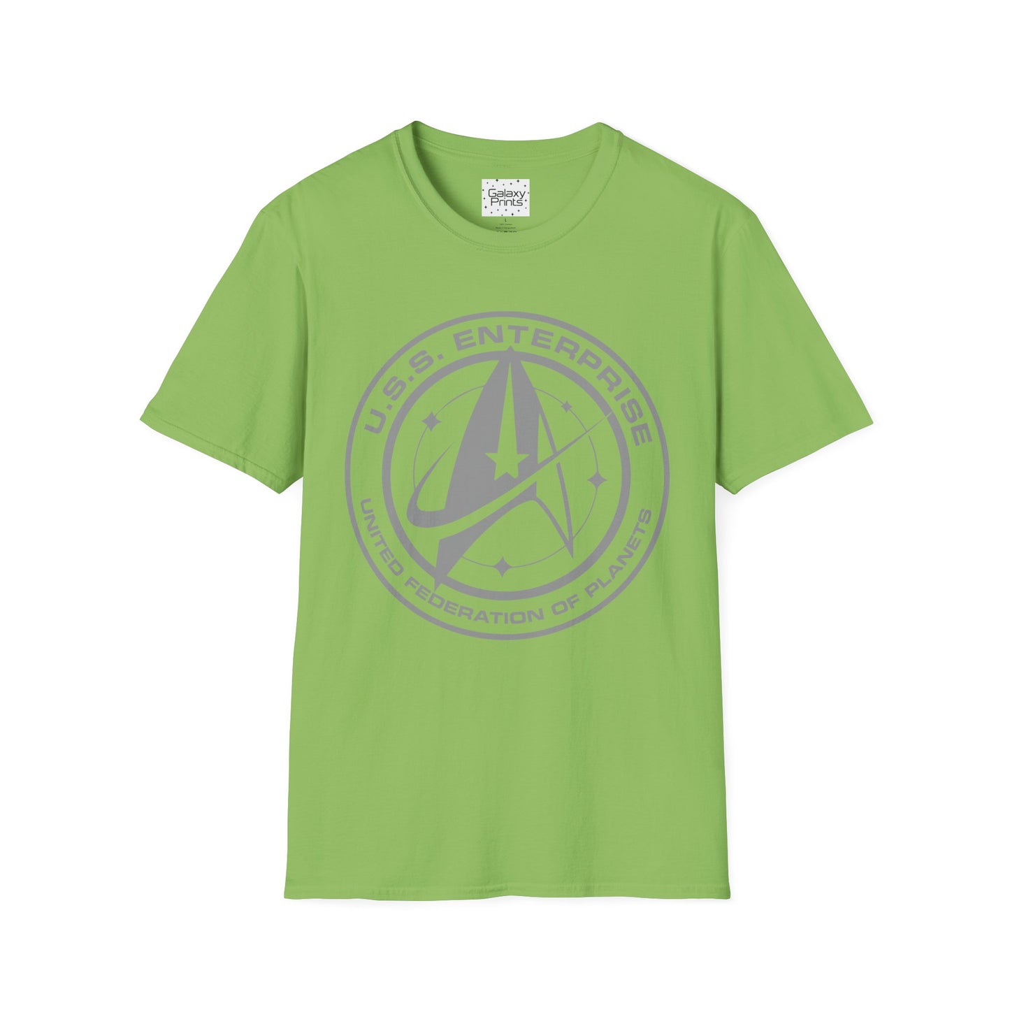 Unisex T-Shirt - POP Culture - 'From STAR TREK the TV & Movie HIT Franchises - U.S.S. Enterprise Flight Patch'