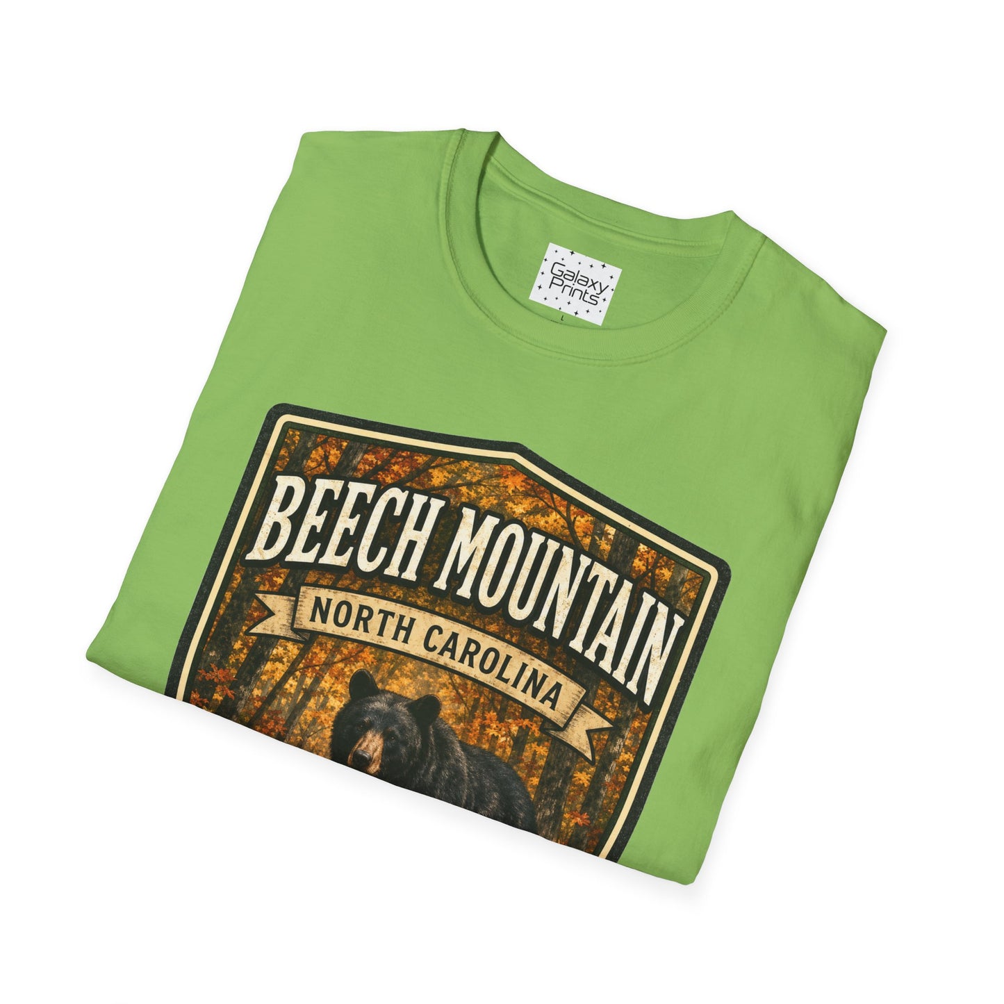 Beech Mountain North Carolina T-Shirt — Rustic Bear Mountain Graphic Tee