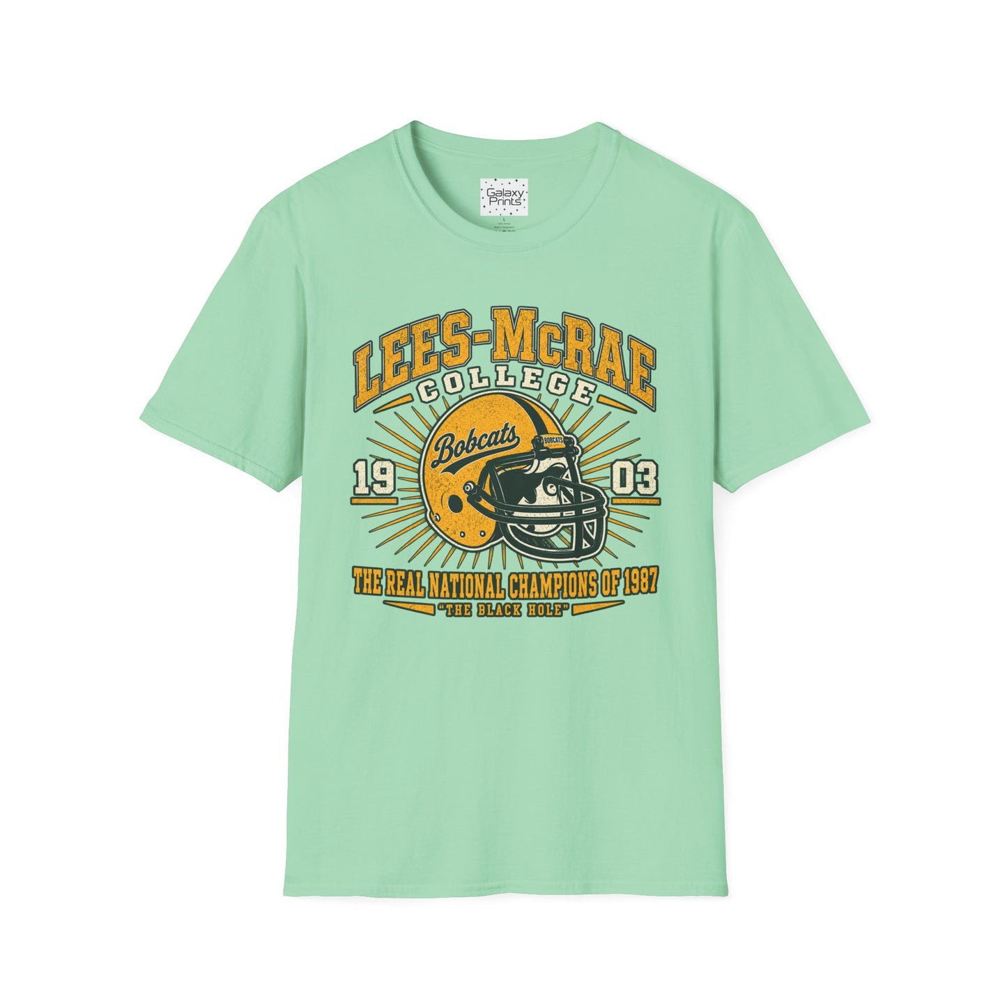 Lees-McRae College Bobcats Vintage Football T-Shirt — Retro 1903 Design