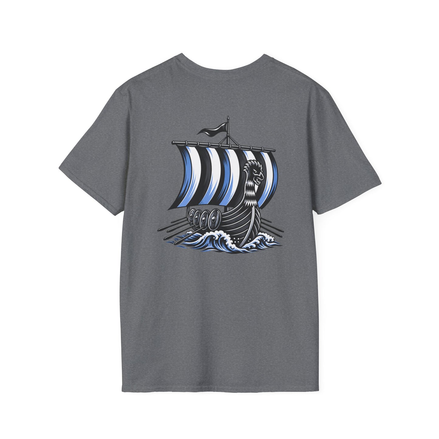 Hoggard - H w/ Axes T-Shirt – Blue 'H' with Crossed Battle Axes Graphic Spirit Tee