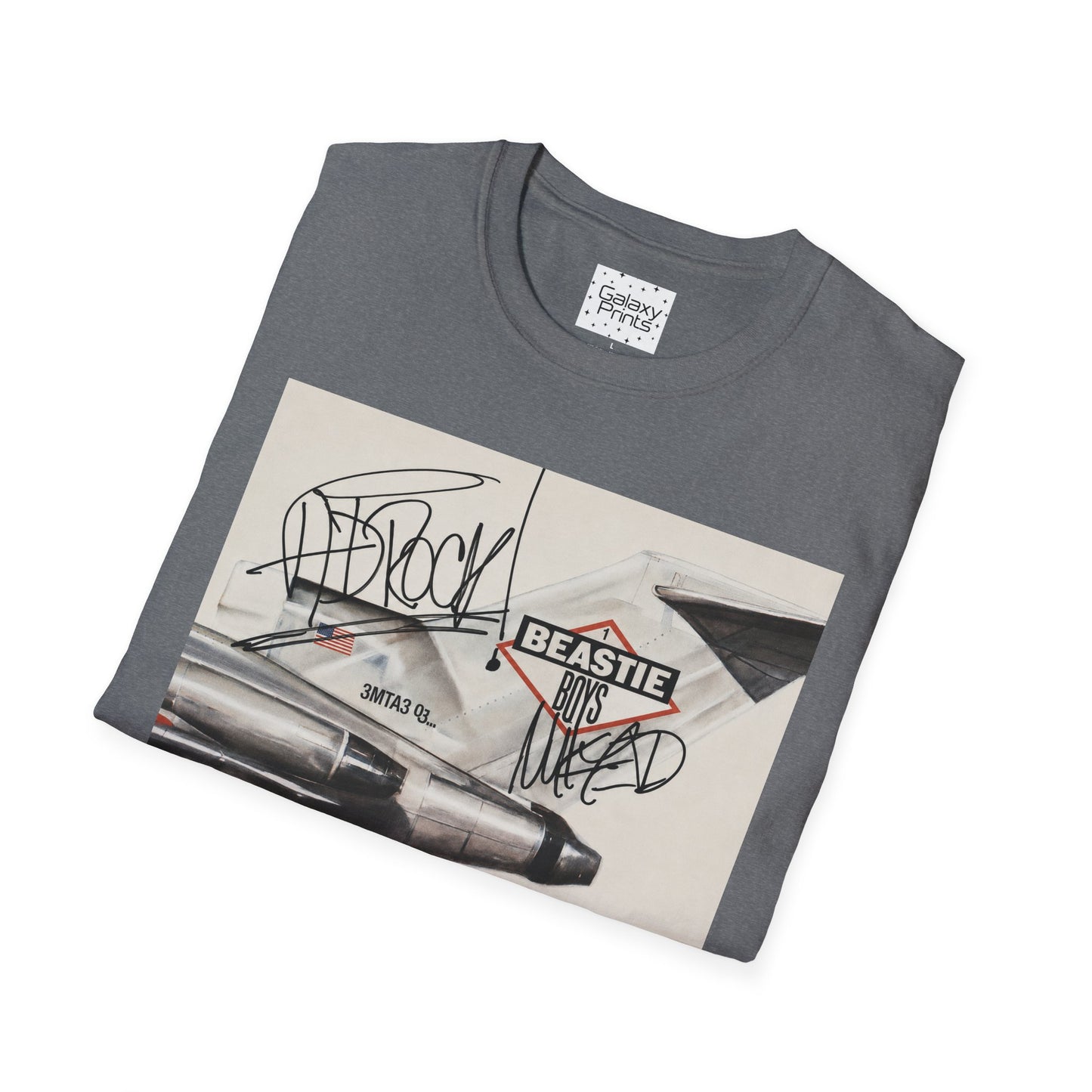 B-Boys "Licensed to Ill" Autographed Band T-Shirt - Graffiti