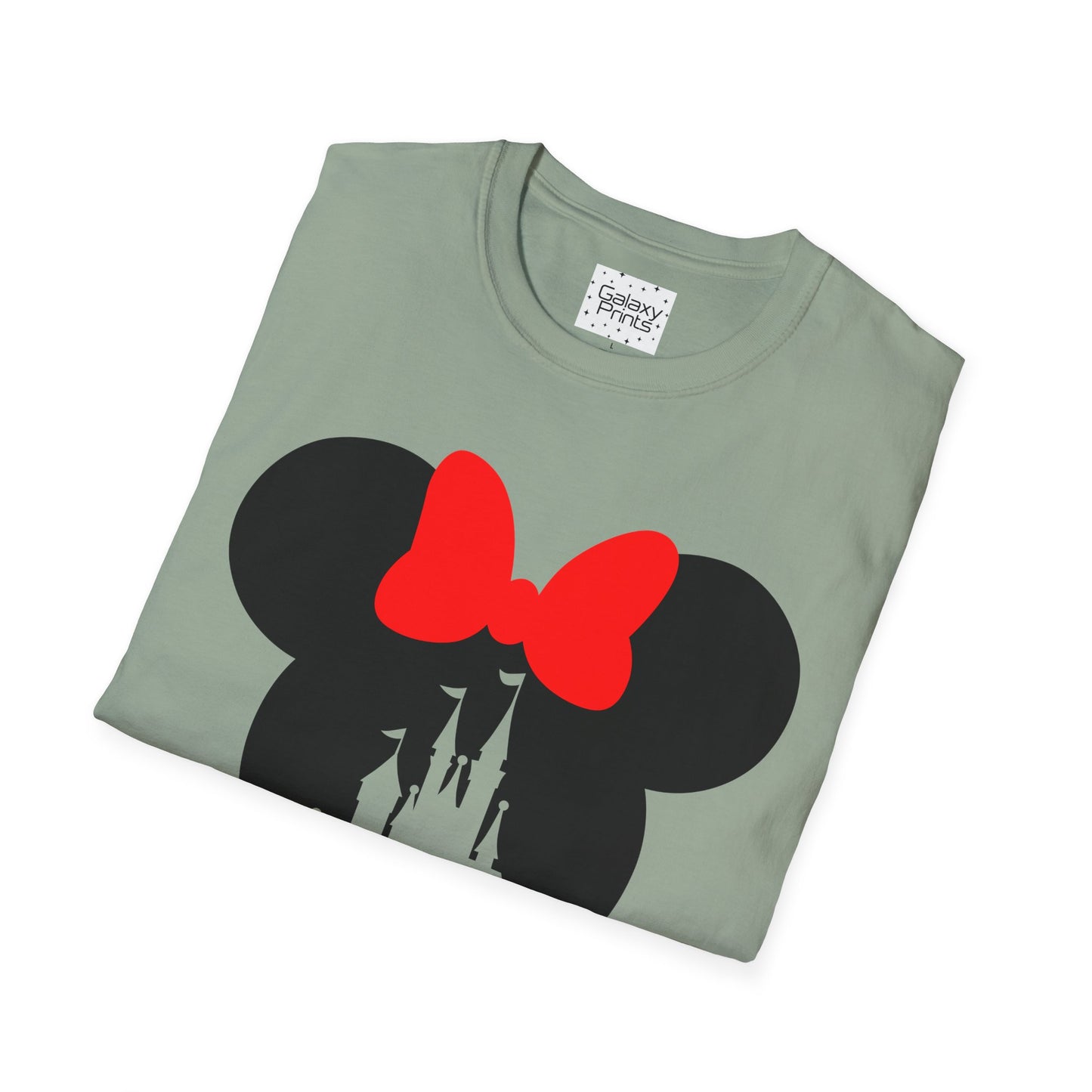 Unisex T-Shirt - DISNEY Inspired - 'Minnie Head with Castle'