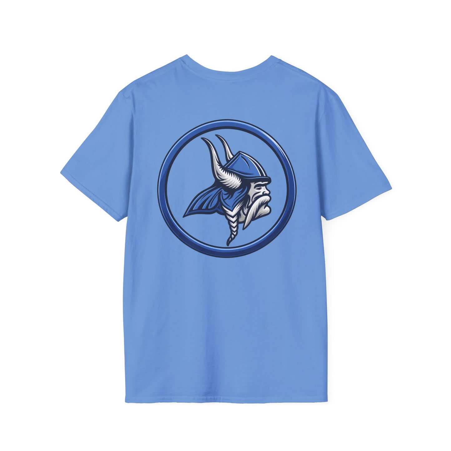 Property of JTH Vikings T‑Shirt 6XL — Viking in Power Circle back - Hoggard School Spirit Tee