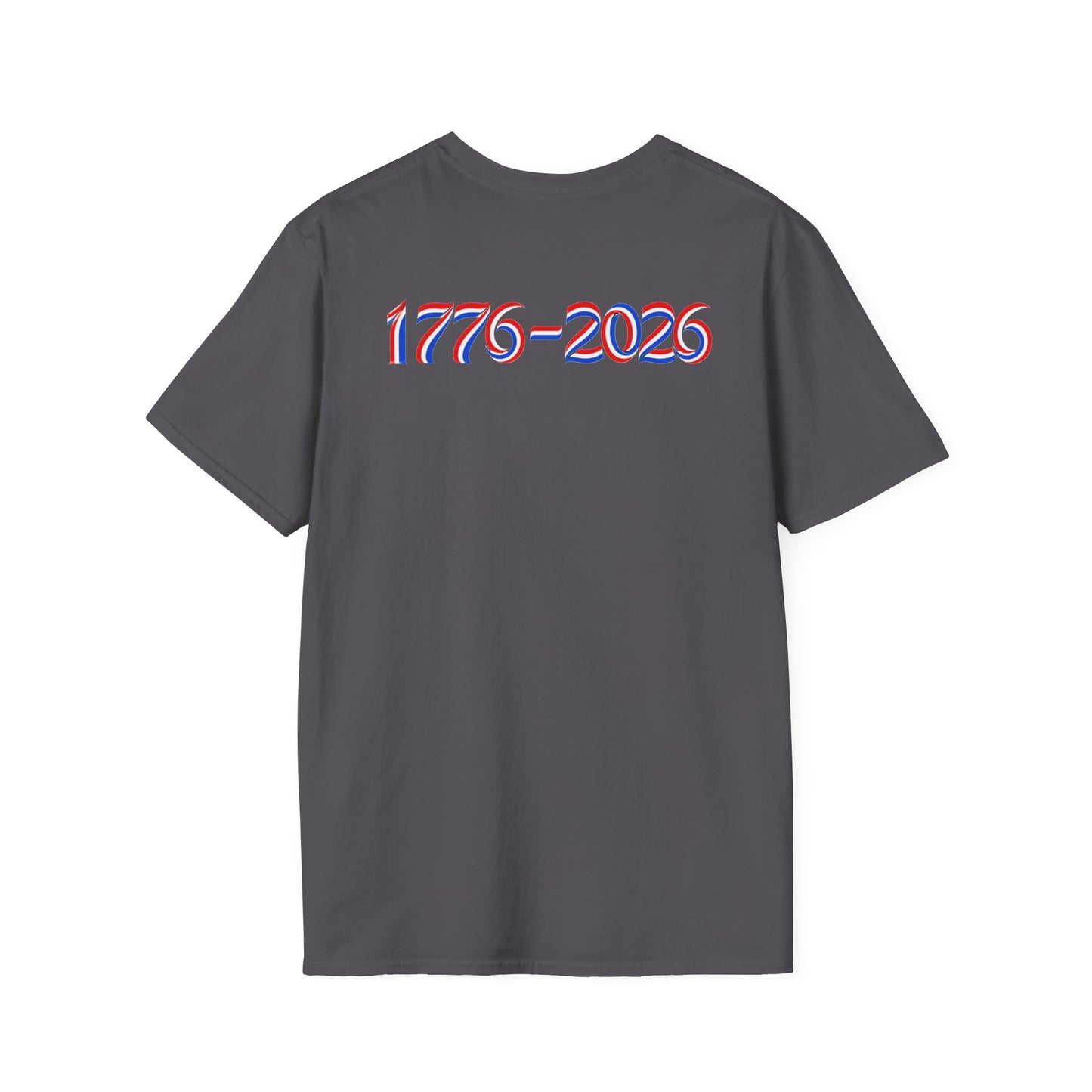 America 250 Celebration T-Shirt — Patriotic Red White Blue Anniversary Tee with 1776 - 2026 on back - Current Culture