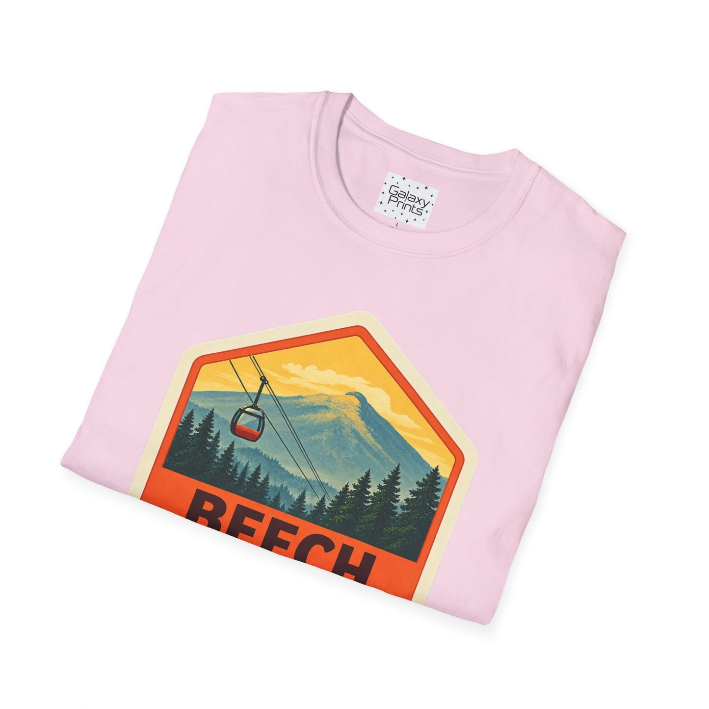 Beech Mountain NC Graphic T-Shirt Diamond — Mountain Ski Lift Vintage look