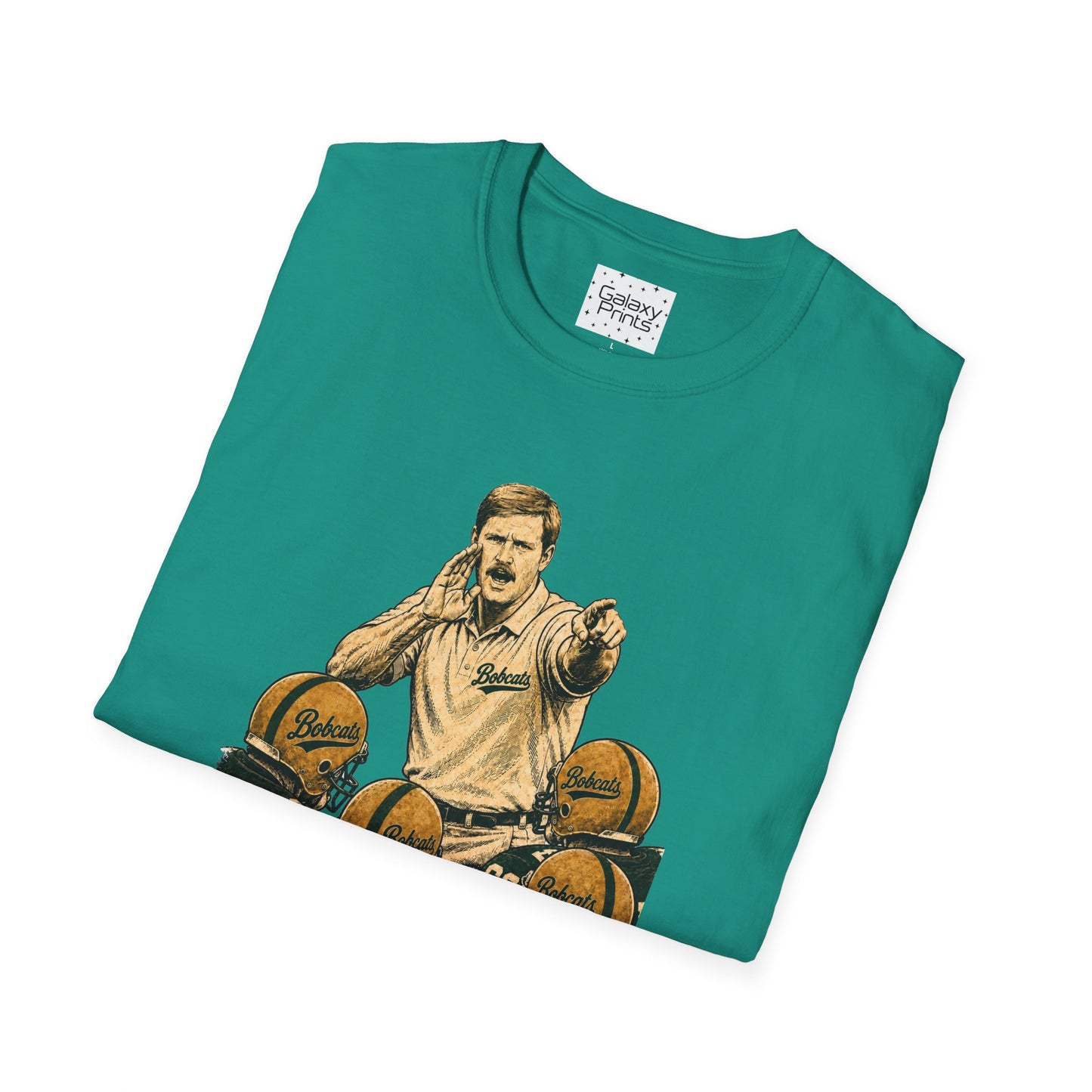 Lees-McRae College Bobcats Vintage Football T-Shirt — Coach Bryan 2  "Get some hip roll, get you some" - Forever Undefeated