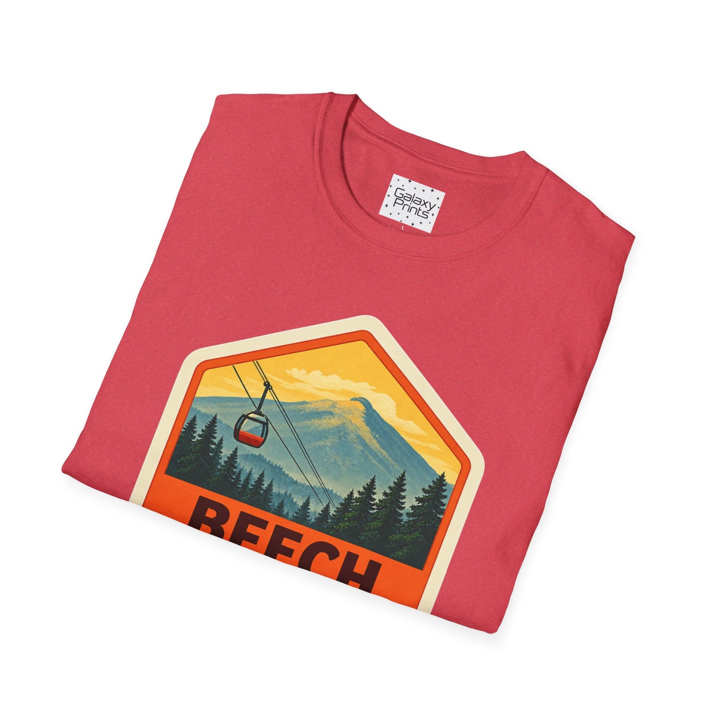 Beech Mountain NC Graphic T-Shirt Diamond — Mountain Ski Lift Vintage look