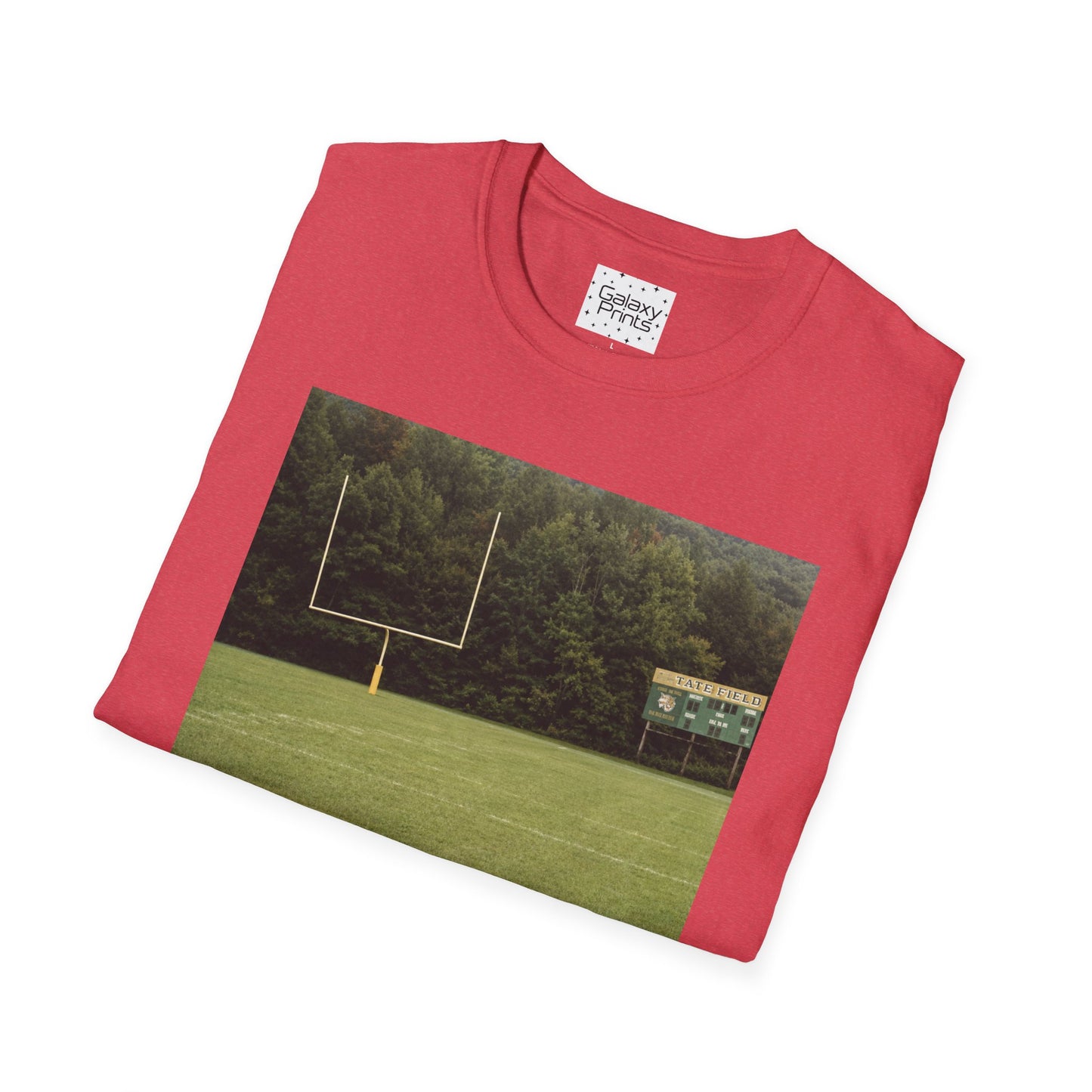 Tate Football Field Photo T-Shirt — Vintage LMC Football Graphic Tee