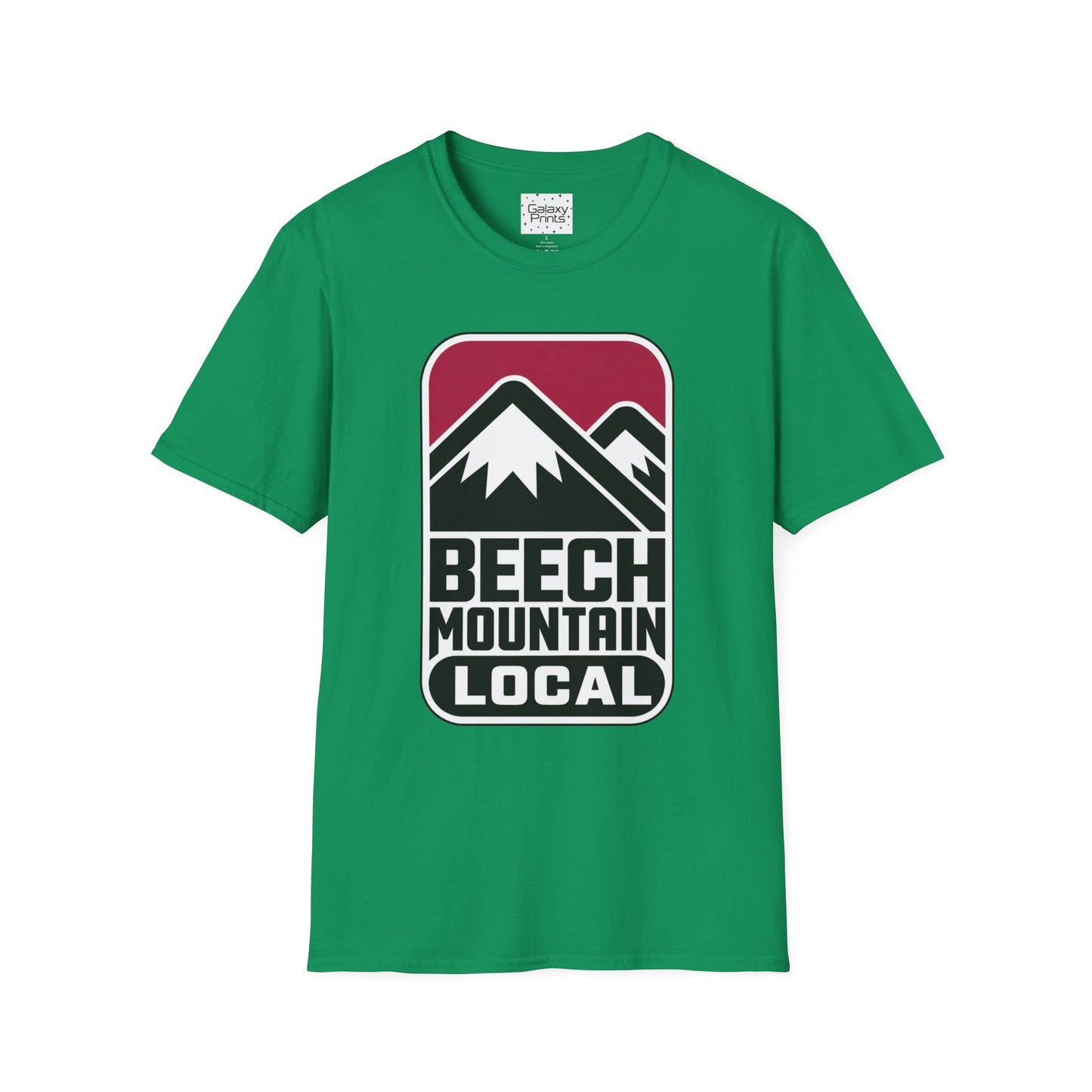 Beech Mountain Local T-Shirt - Retro Mountain Badge Graphic I'm Local are You