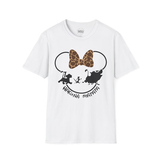 Unisex T-Shirt - DISNEY Inspired - 'Minnie Ears Hakuna Matata'