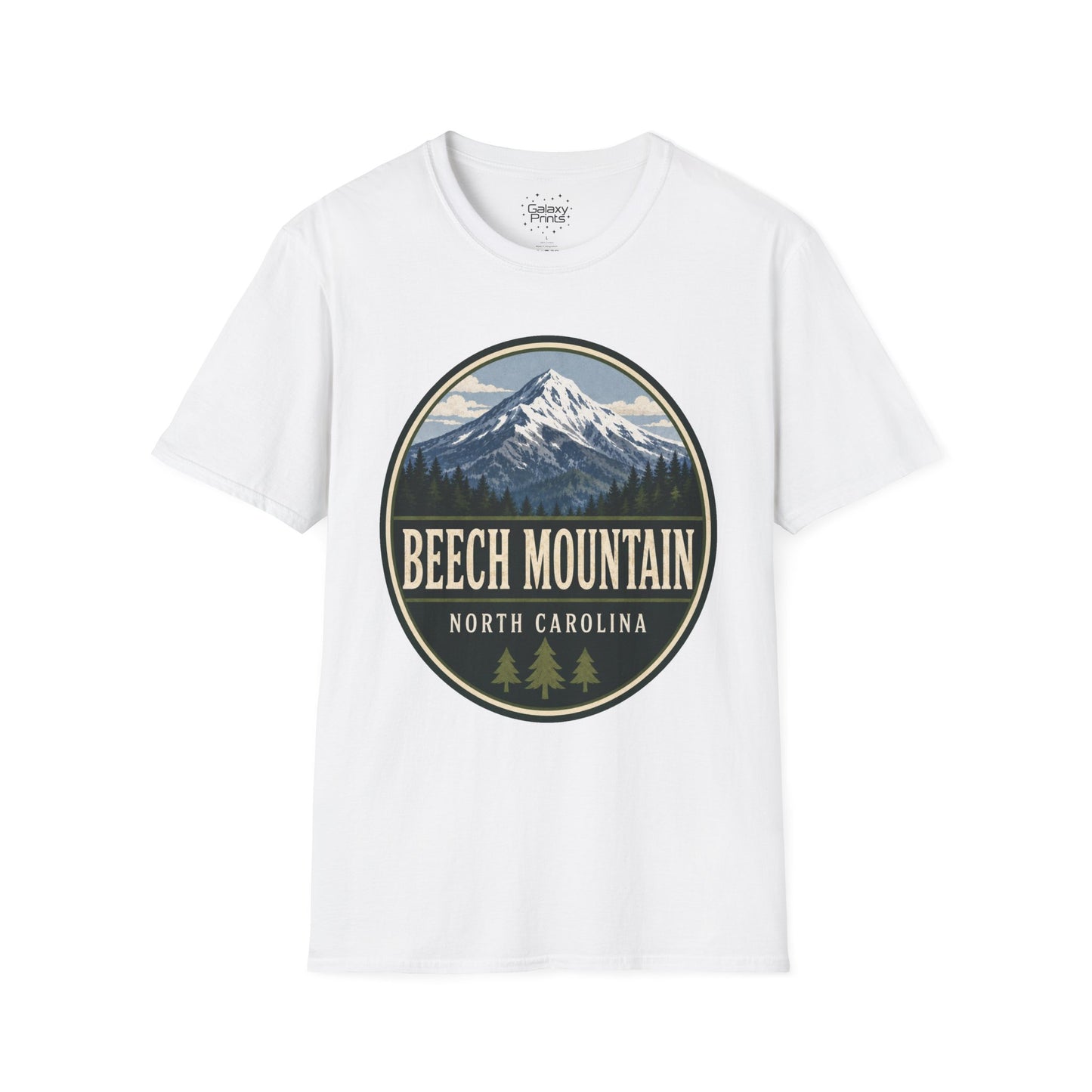 Mountain Graphic T-Shirt — “Beech Mountain, North Carolina” Vintage Outdoor Tee