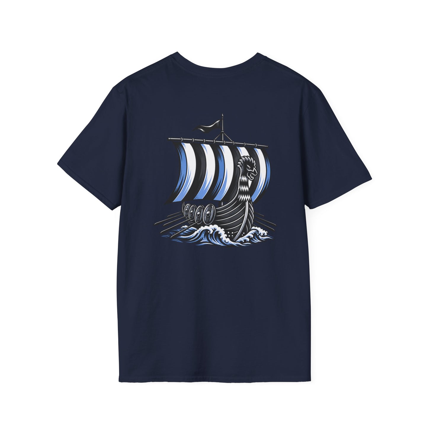 Hoggard - H w/ Axes T-Shirt – Blue 'H' with Crossed Battle Axes Graphic Spirit Tee