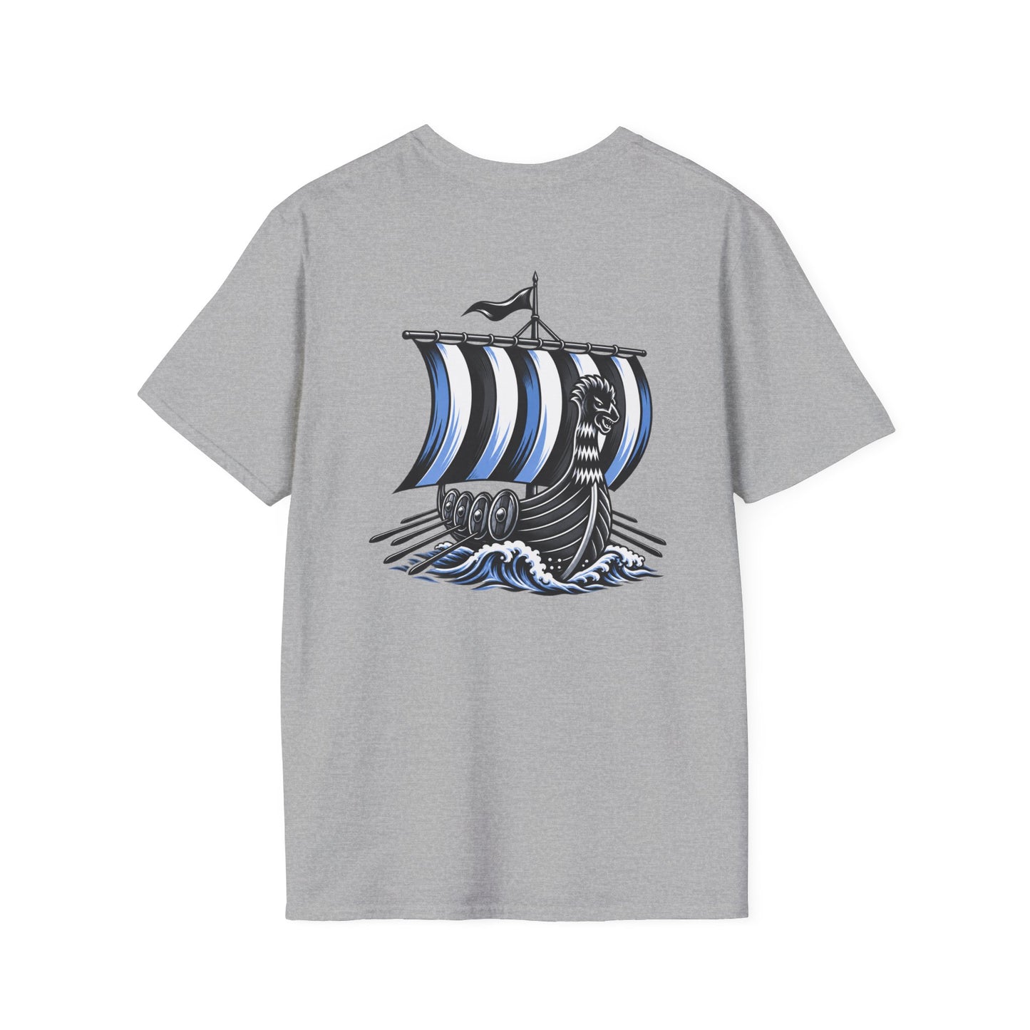 Hoggard - H w/ Axes T-Shirt – Blue 'H' with Crossed Battle Axes Graphic Spirit Tee