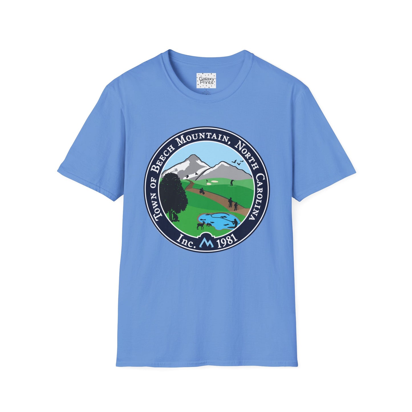 The Town of Beech Mountain, North Carolina Seal T-Shirt — Scenic Mountain Town Tee