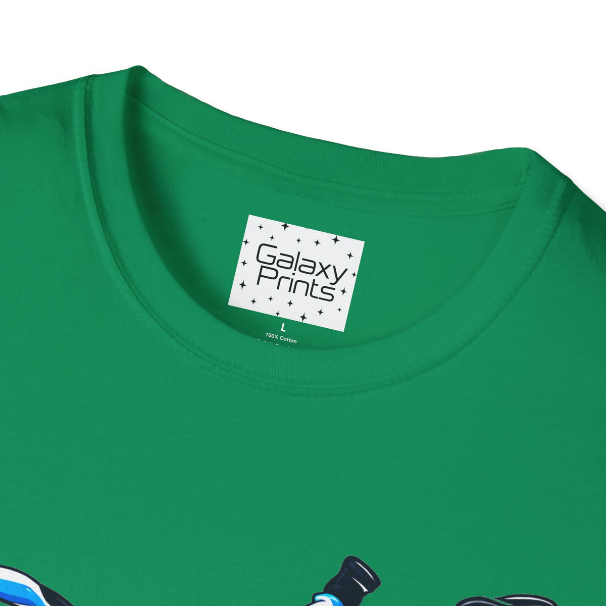 Skydiver Graphic T-Shirt — Blue Wingsuit Freefall Tee - I Survived on the back