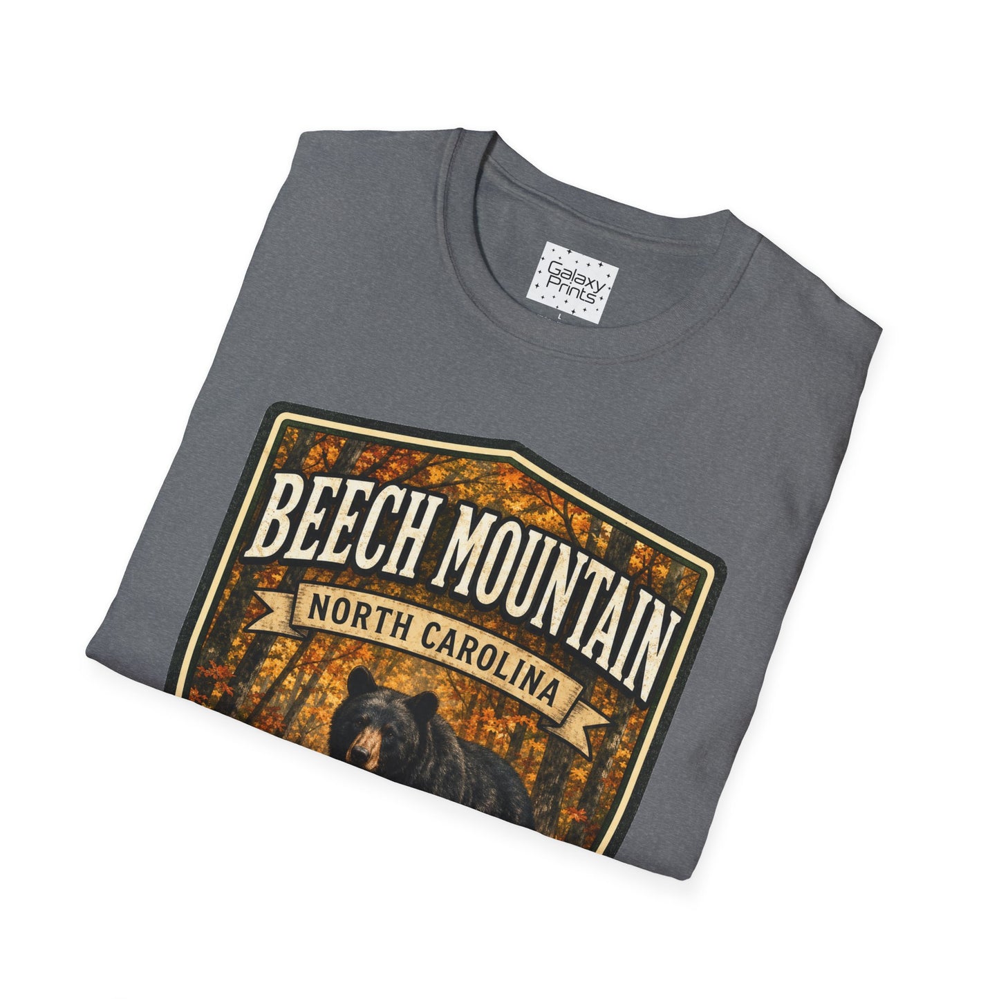 Beech Mountain North Carolina T-Shirt — Rustic Bear Mountain Graphic Tee