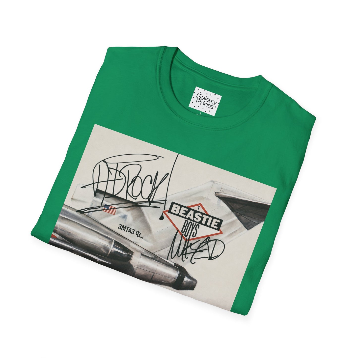 B-Boys "Licensed to Ill" Autographed Band T-Shirt - Graffiti