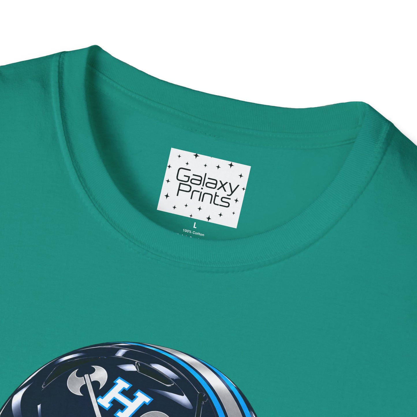 Unisex T-Shirt - Hoggard Vikings Inspired - Hoggard helmet and 'Domination is a State of Mind' - over our rivals
