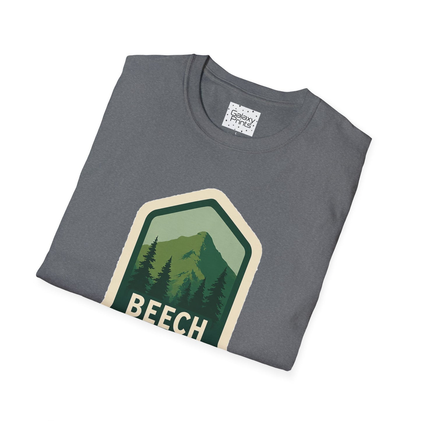 Beech Mountain NC Vintage Hiking T-Shirt — Retro Mountain Badge Graphic Tee
