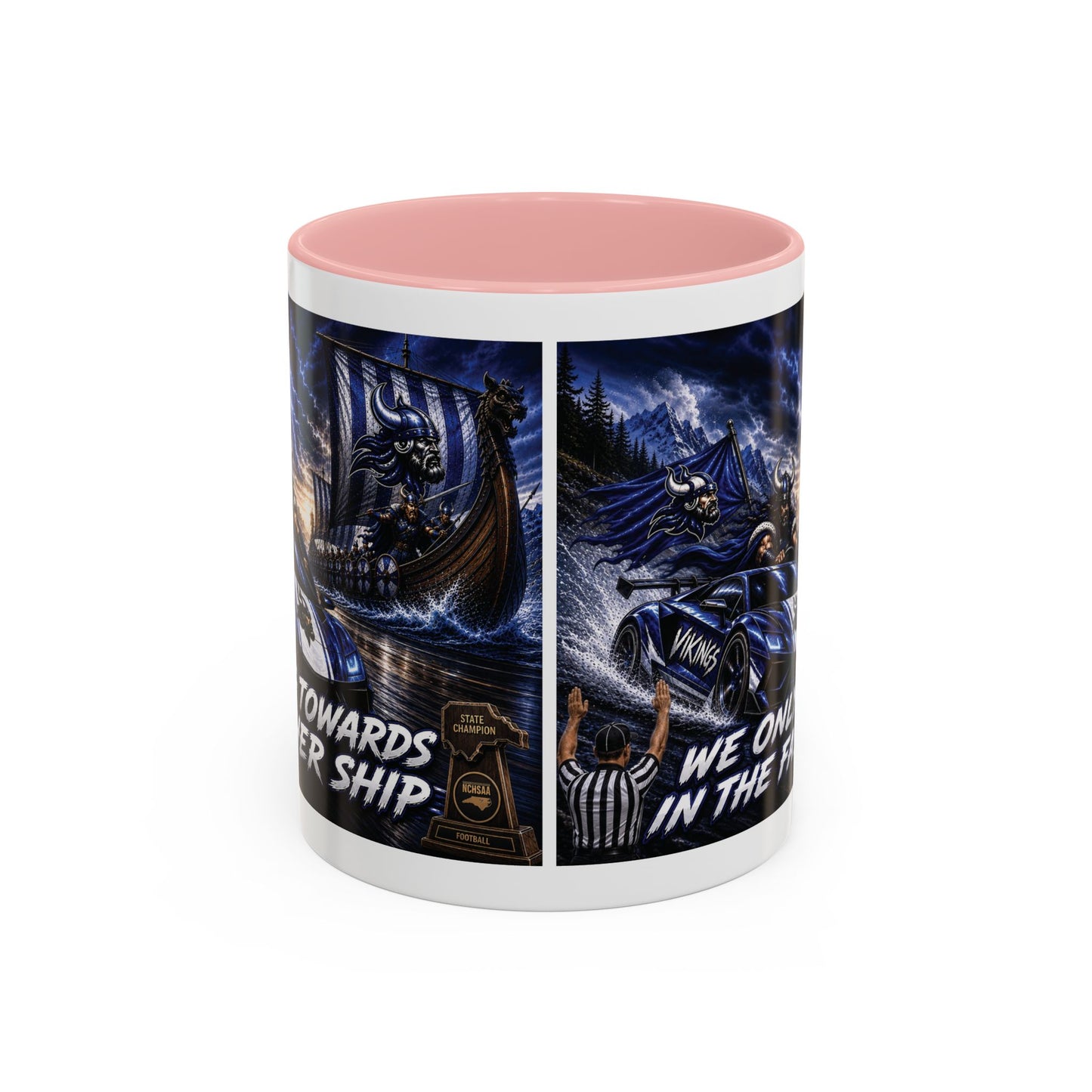 Hoggard Vikings Stylish Accent Coffee Mug  "Race to another Ship" and "Dive in the fast lane"- Perfect for Daily Brew & Gifts
