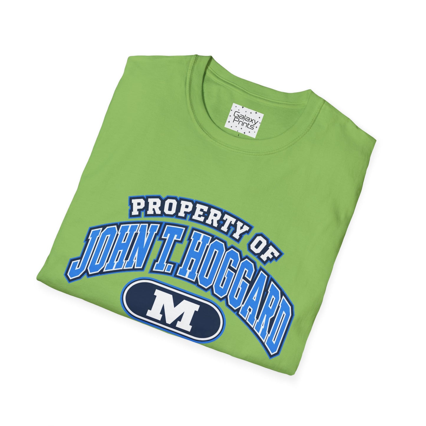 Property of JTH Vikings T‑Shirt M — Viking in Power Circle back - Hoggard School Spirit Tee