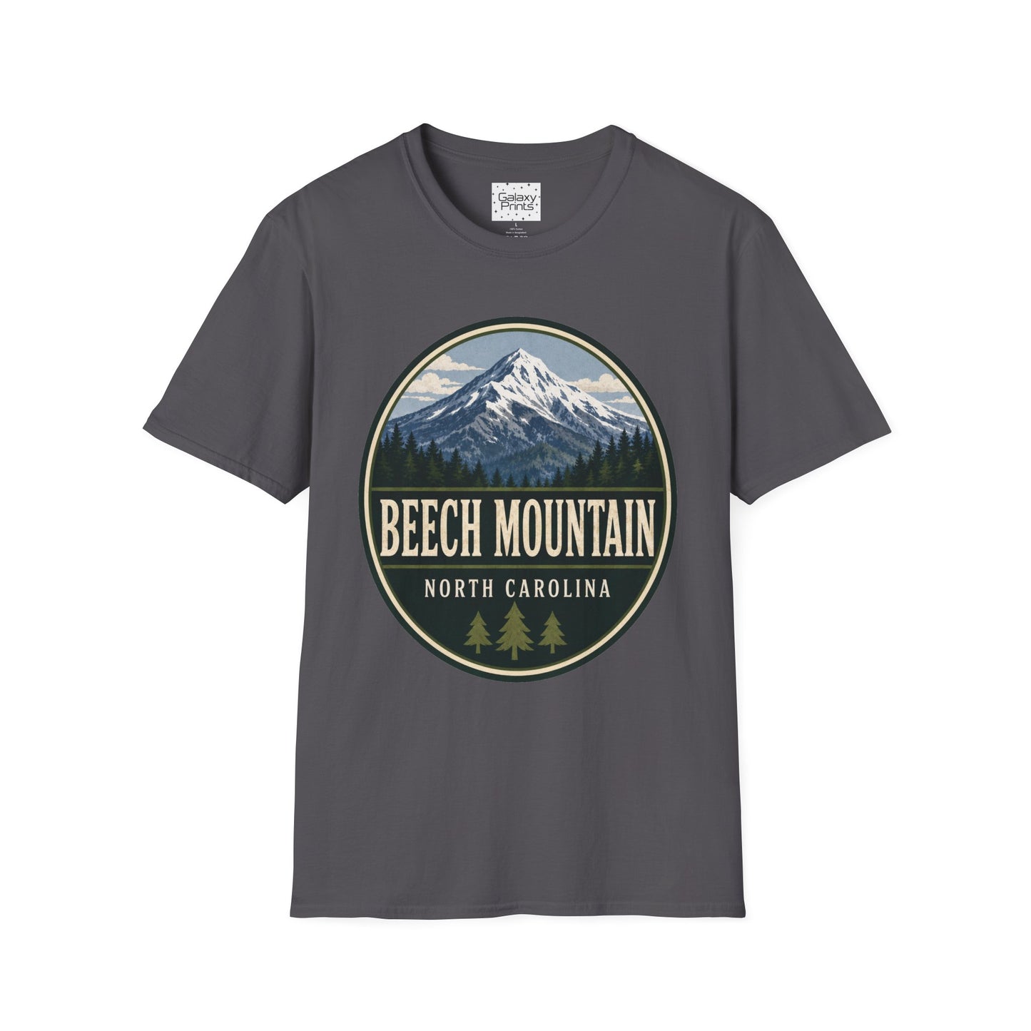 Mountain Graphic T-Shirt — “Beech Mountain, North Carolina” Vintage Outdoor Tee