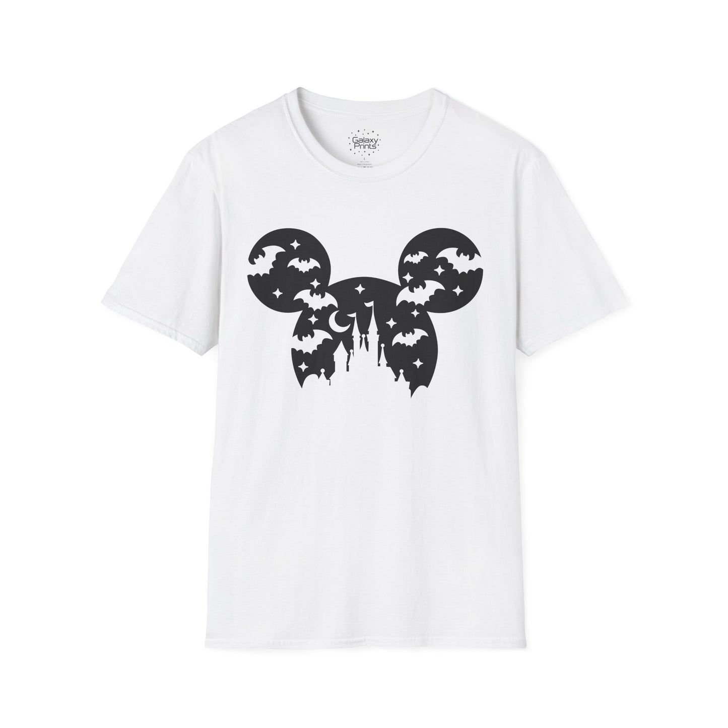 Unisex T-Shirt - DISNEY Inspired - 'Mickey Head with Castle for Halloween'