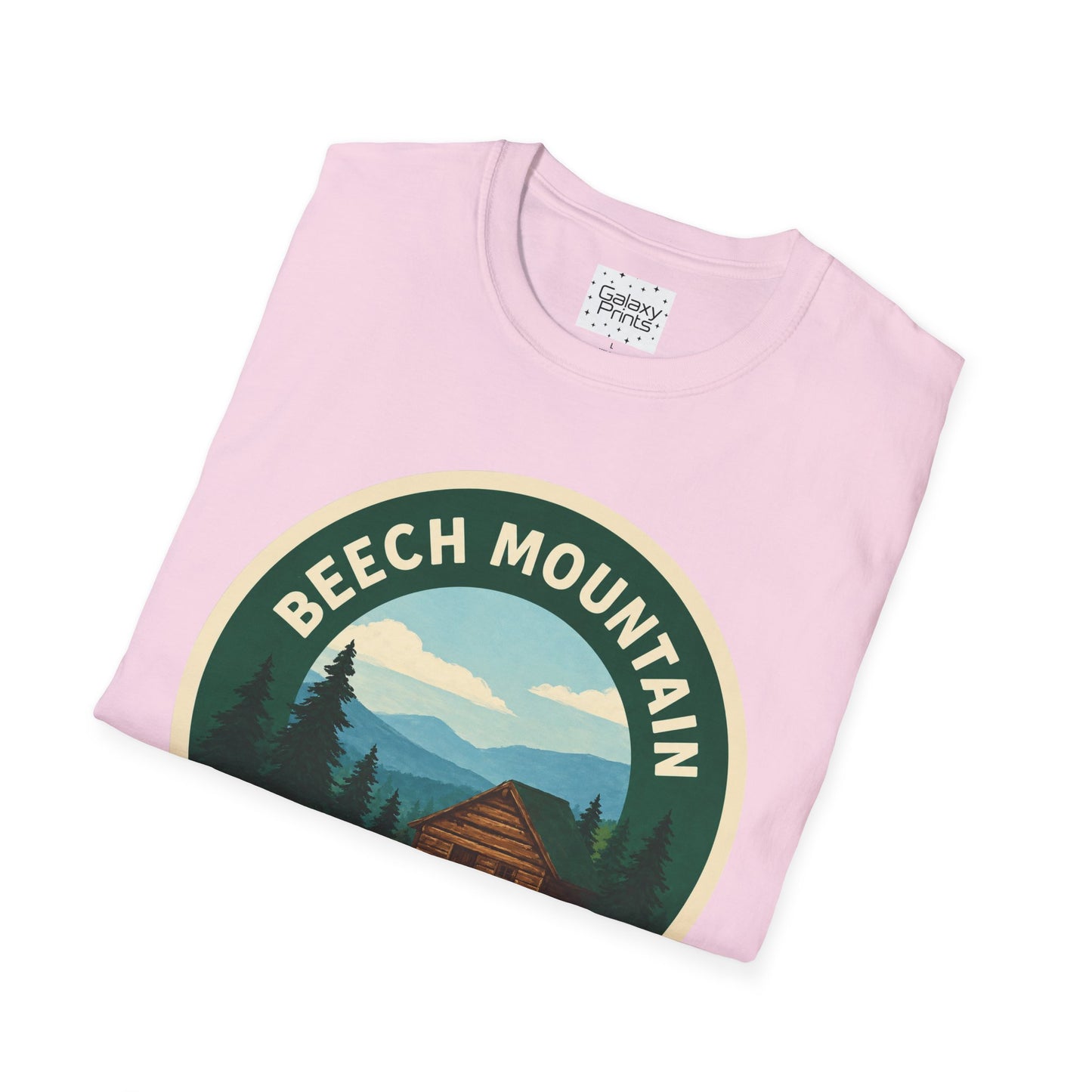 Beech Mountain NC T-Shirt — Mountain Cabin Scenic Graphic Tee