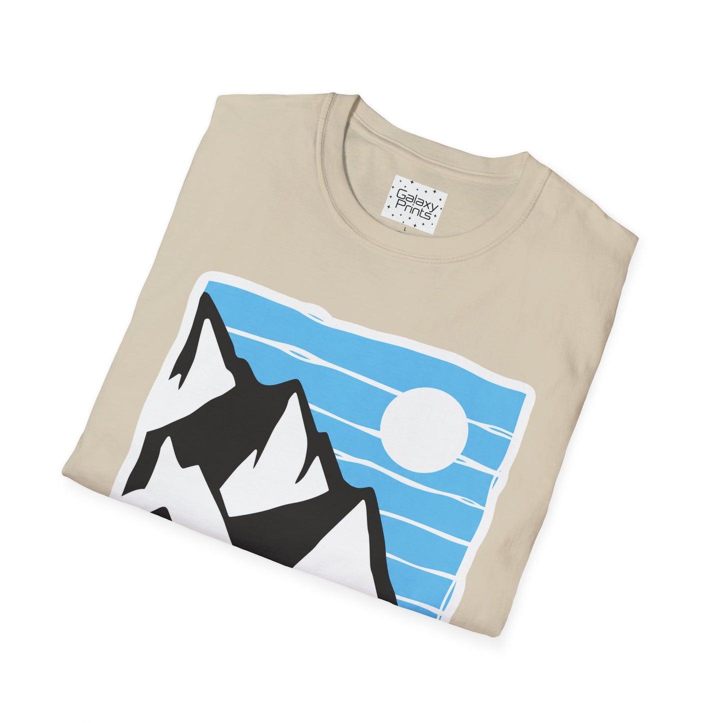 Beach Mountain North Carolina T-Shirt — Retro Mountain Range Sun Graphic Tee