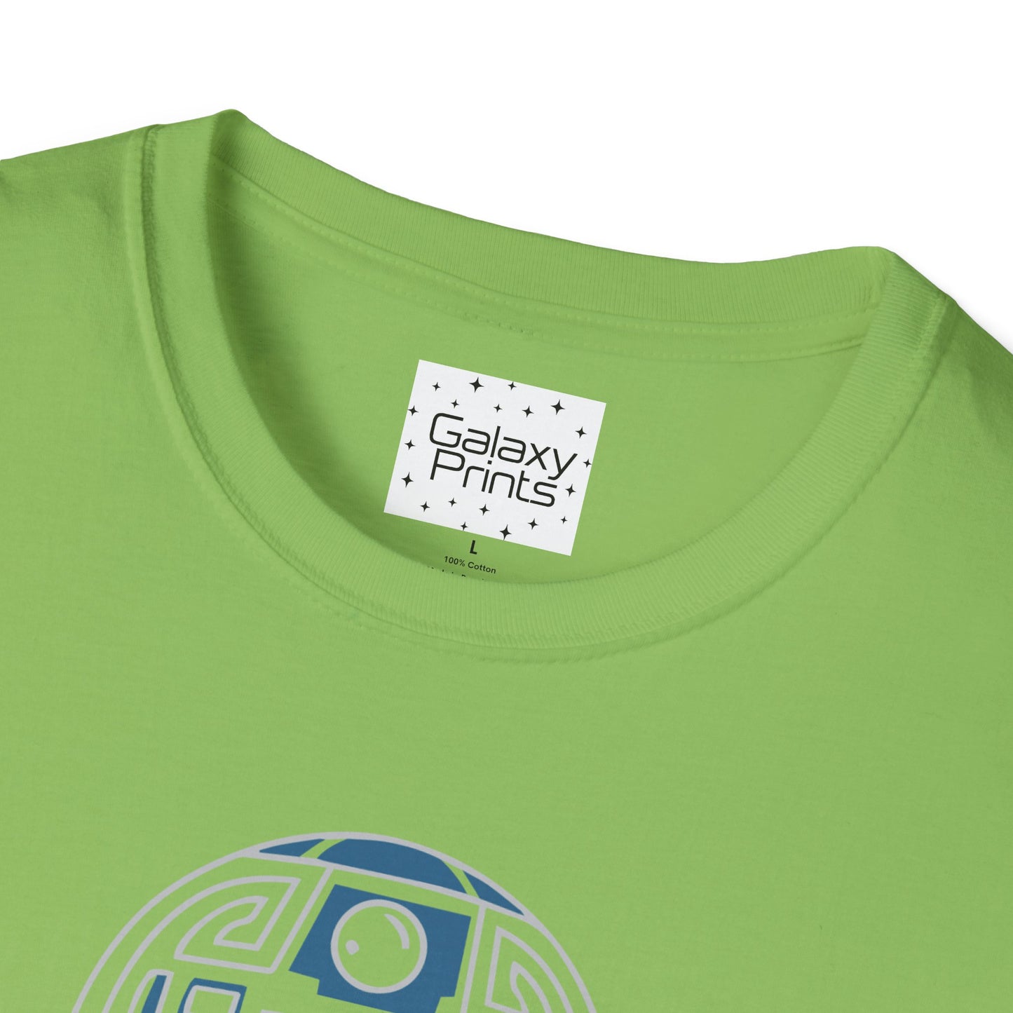 Star Wars Inspired Unisex T-Shirt - R2 D2 Digital Outline Framework Graphic Tee
