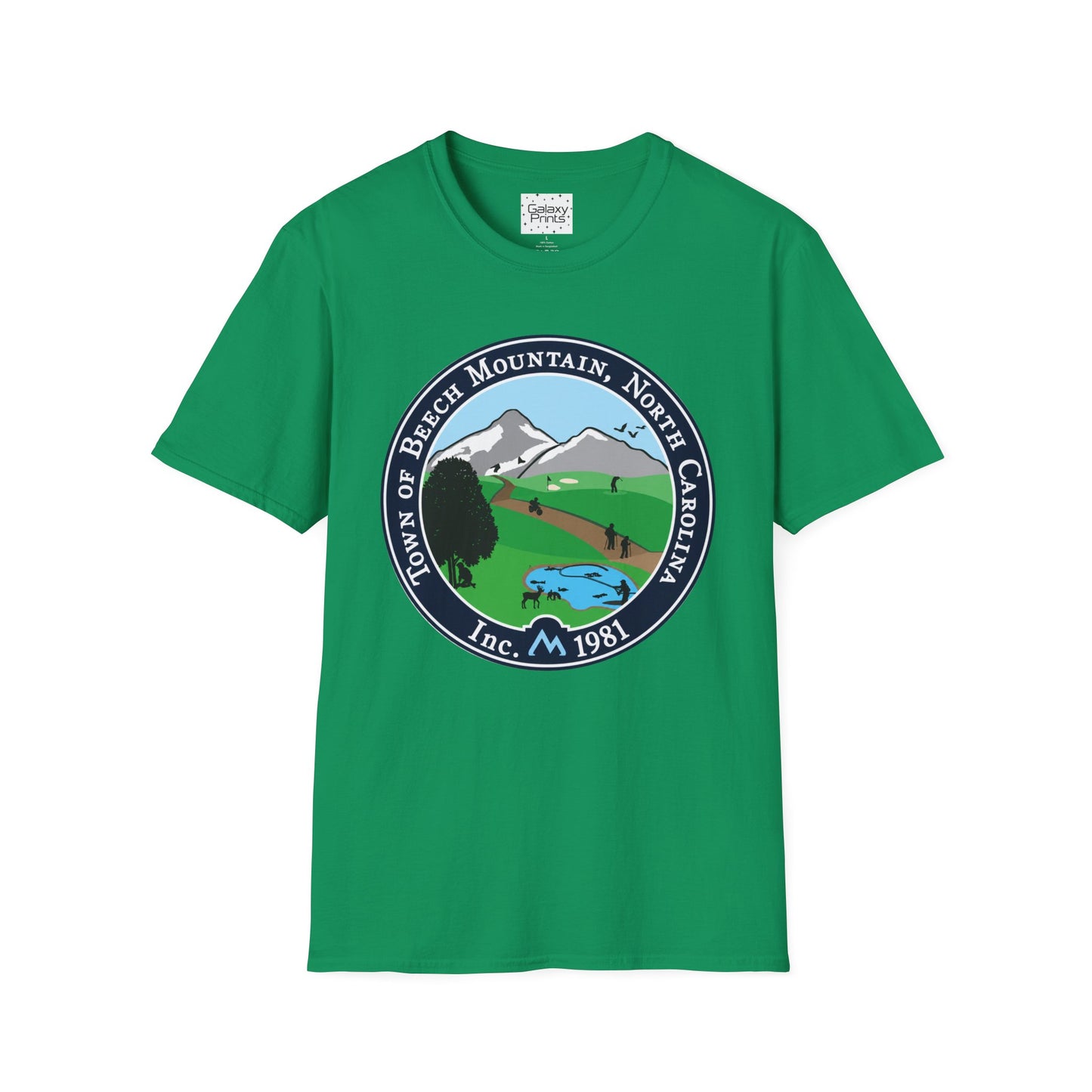 The Town of Beech Mountain, North Carolina Seal T-Shirt — Scenic Mountain Town Tee