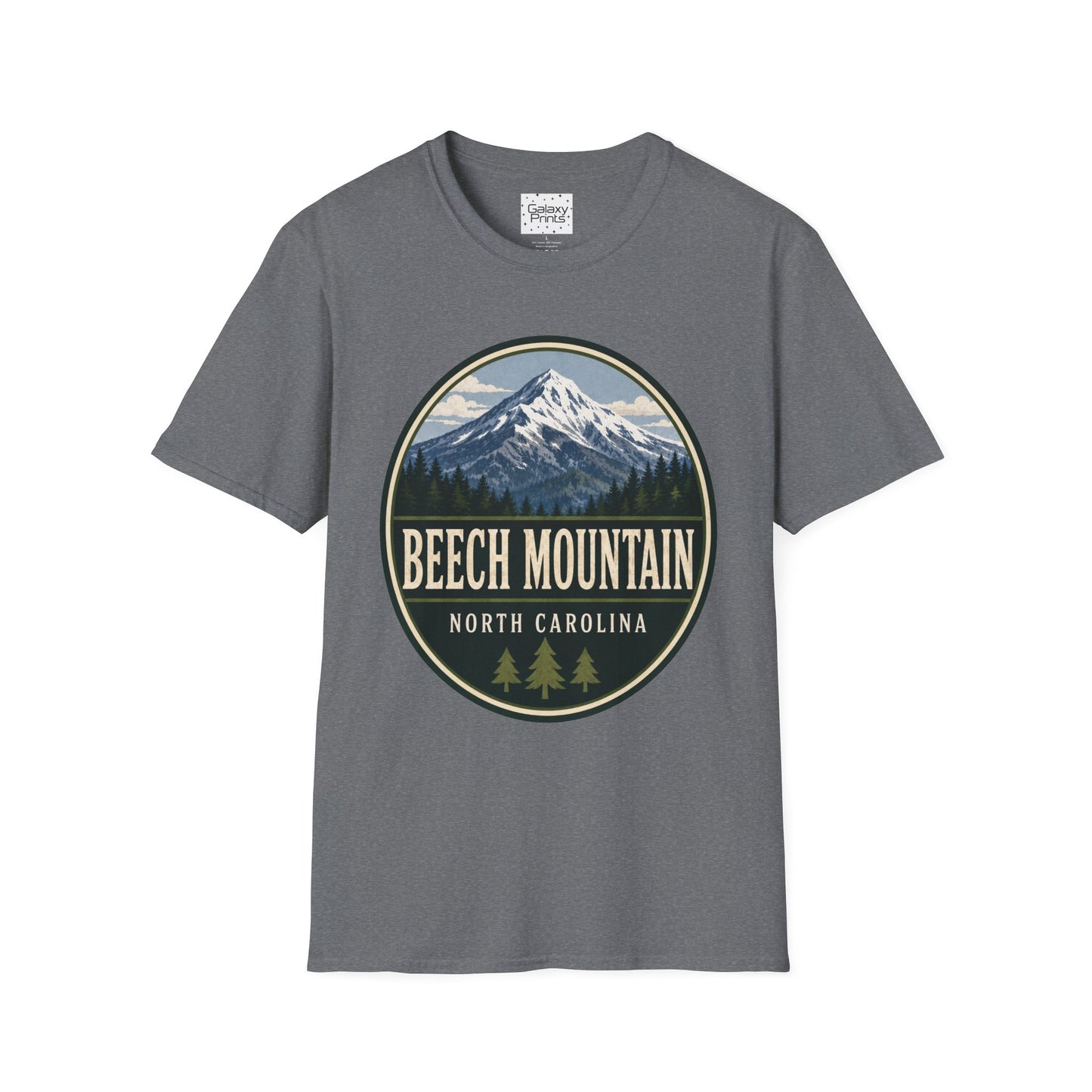 Mountain Graphic T-Shirt — “Beech Mountain, North Carolina” Vintage Outdoor Tee