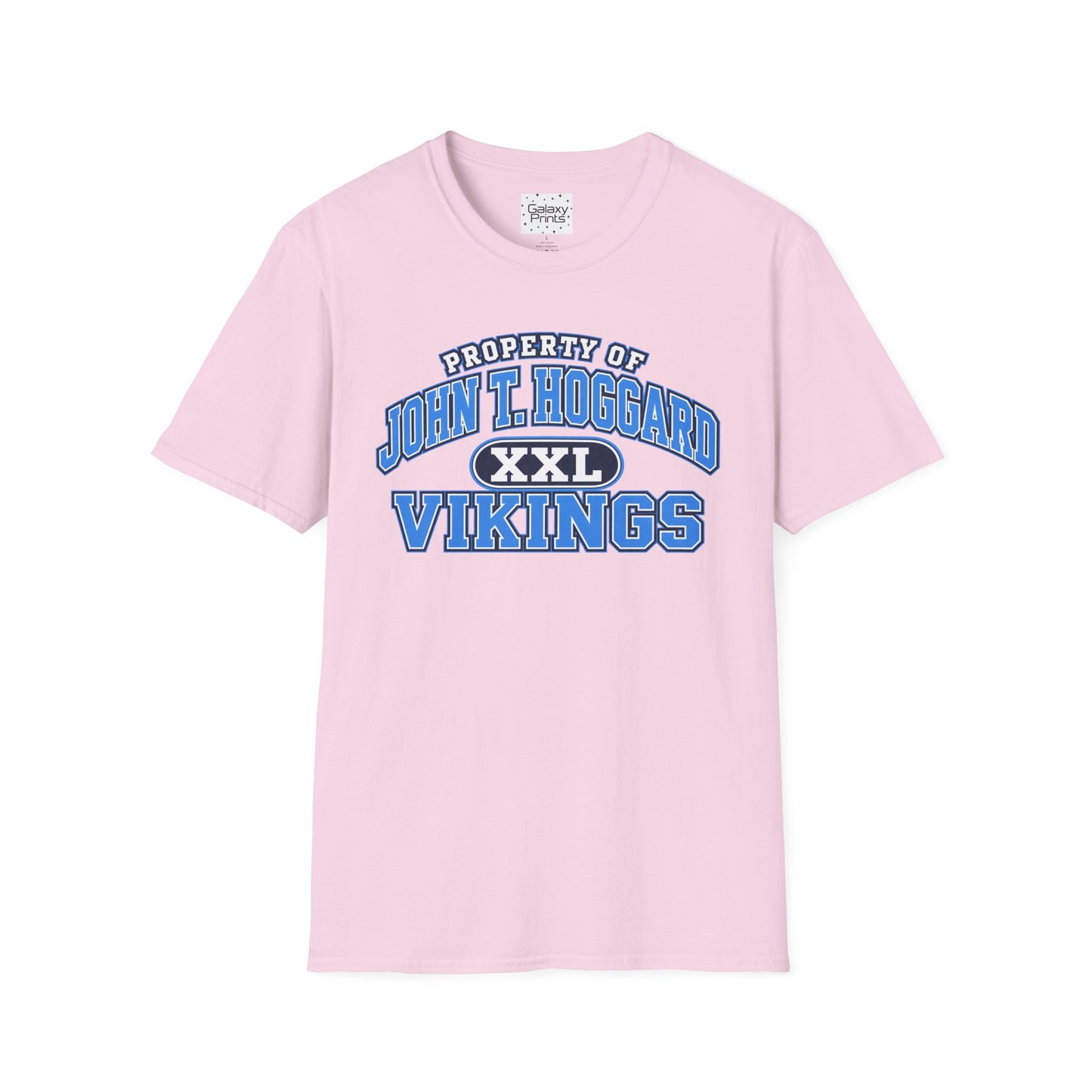 Property of JTH Vikings T‑Shirt XXL — Viking in Power Circle back - Hoggard School Spirit Tee