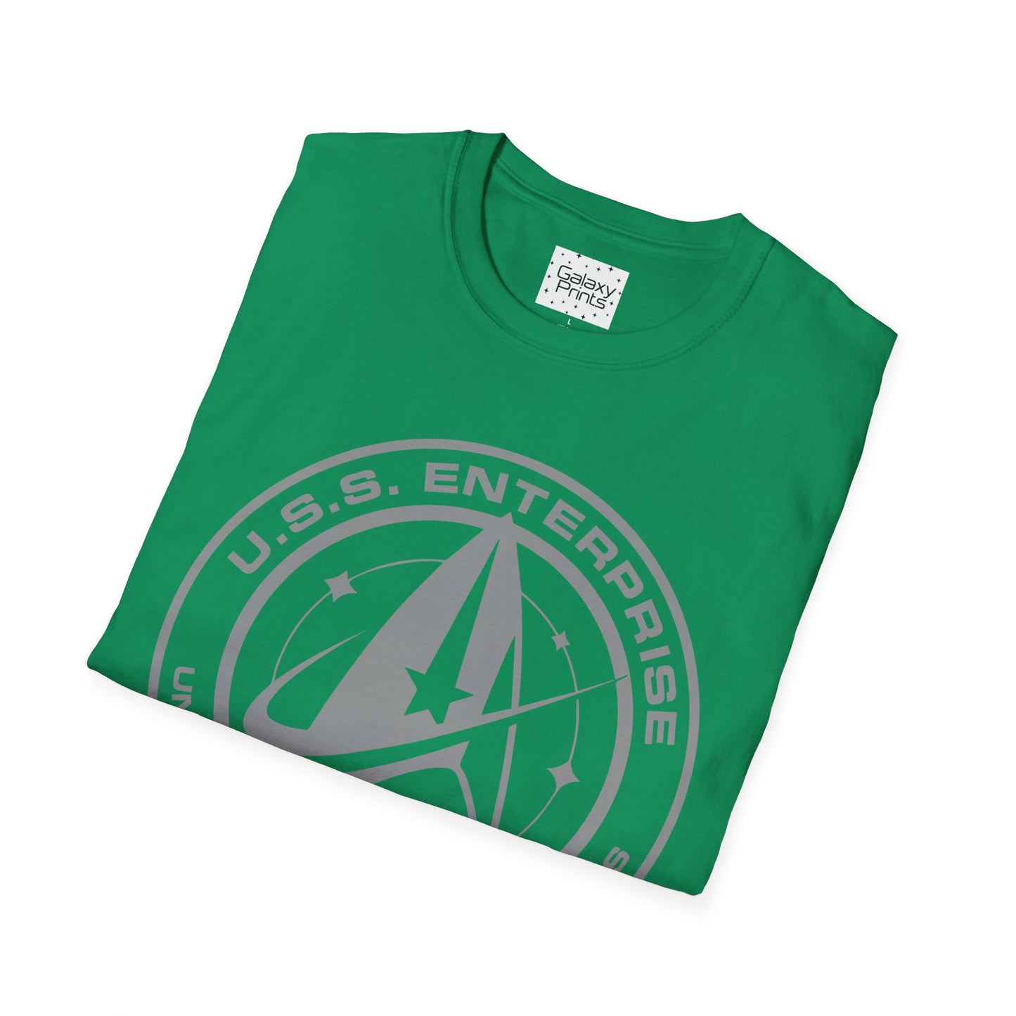 Unisex T-Shirt - POP Culture - 'From STAR TREK the TV & Movie HIT Franchises - U.S.S. Enterprise Flight Patch'