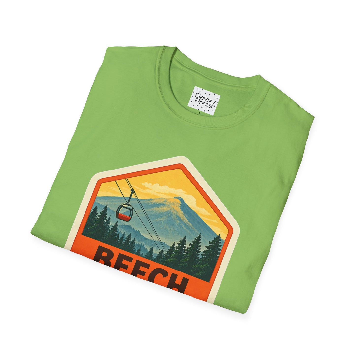 Beech Mountain NC Graphic T-Shirt Diamond — Mountain Ski Lift Vintage look