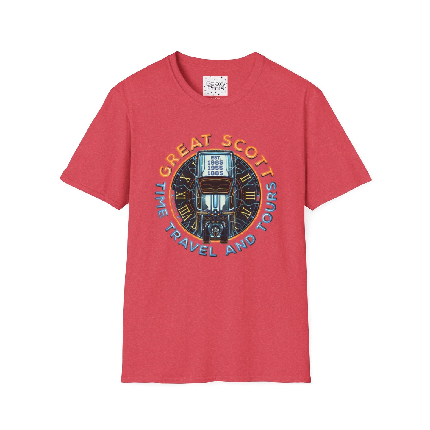 Back To The Future Inspired Unisex T-Shirt - 'Great Scott - Time Travel and Tours'