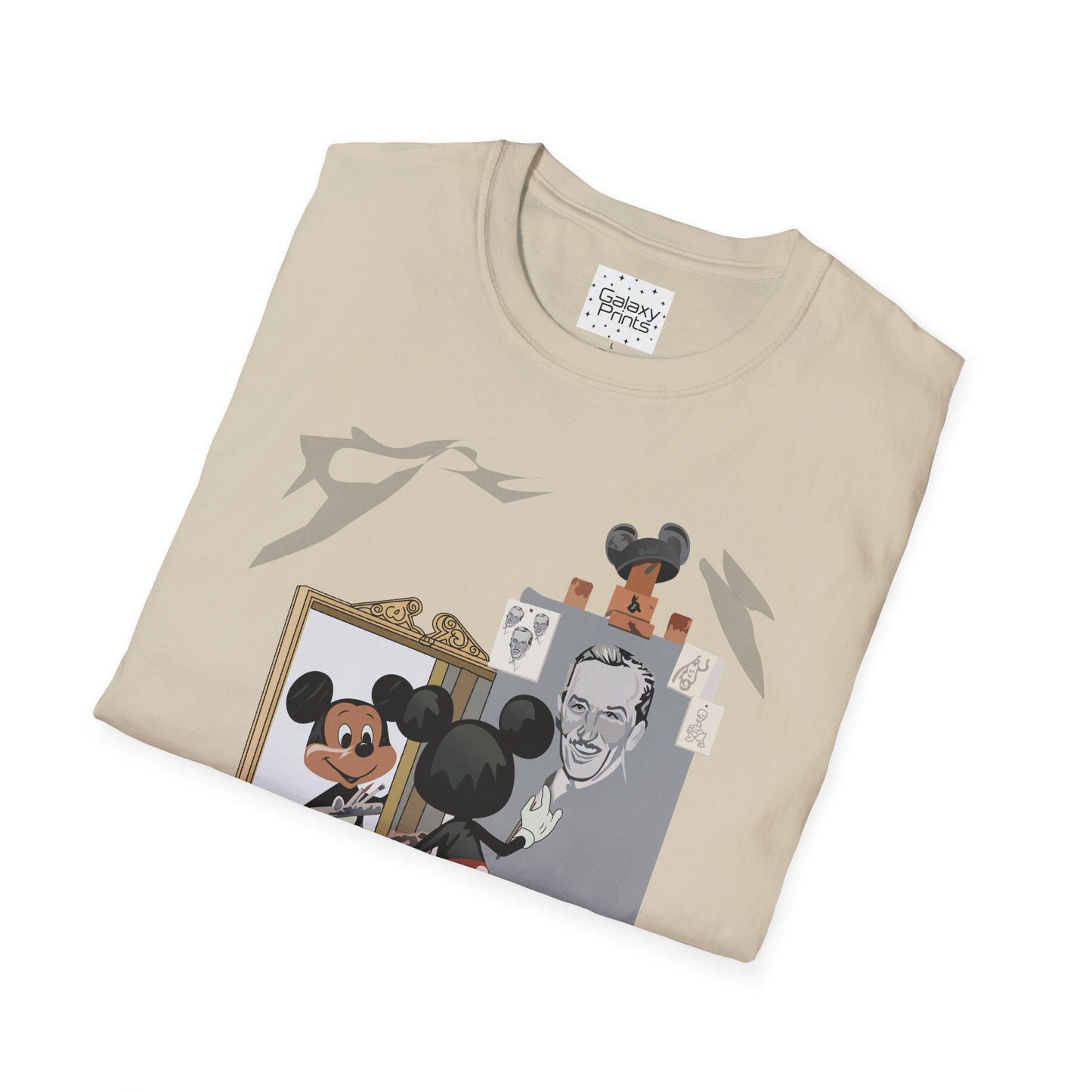Unisex T-Shirt - DISNEY Inspired - 'Mickey Painting Walt'