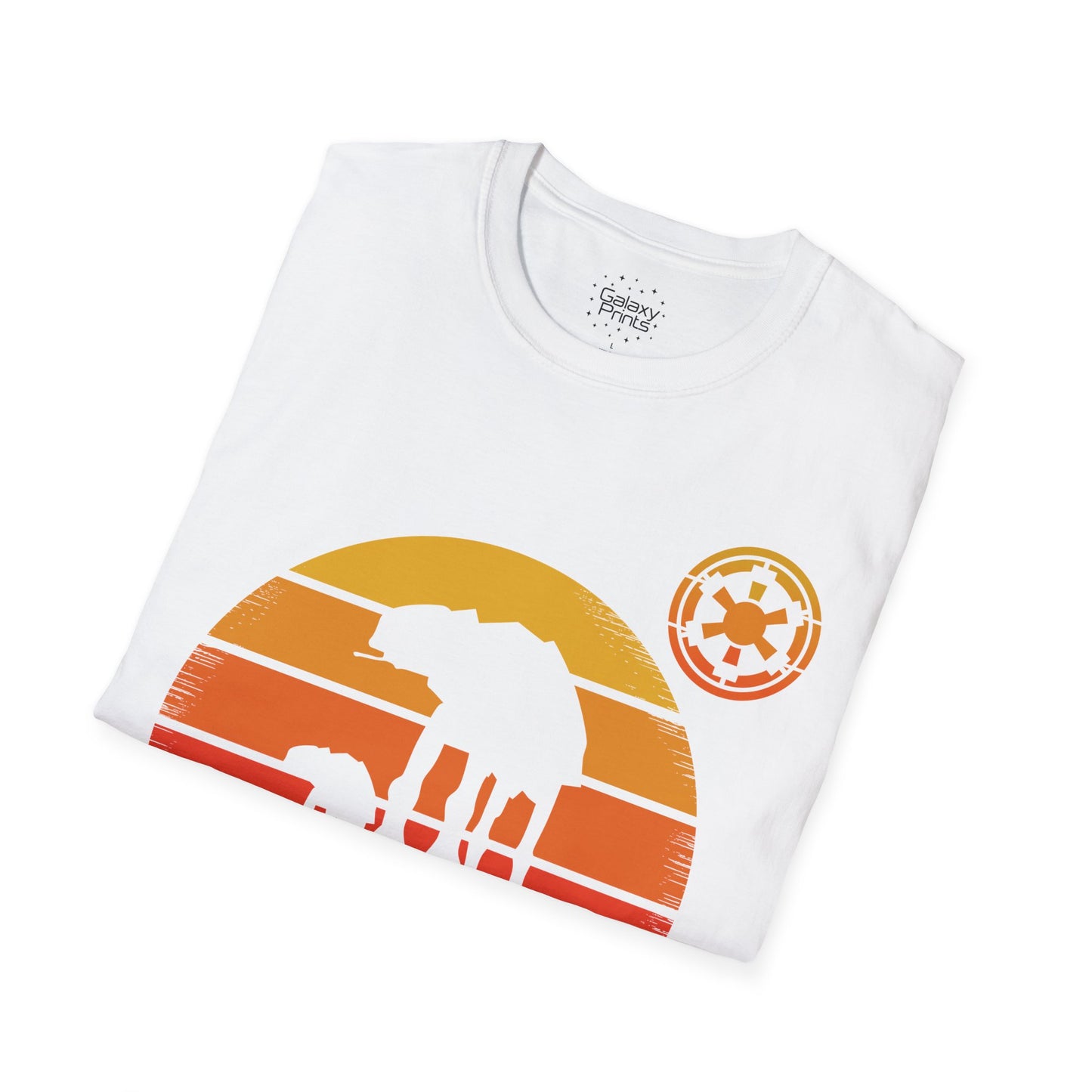 Star Wars Inspired Unisex T-Shirt - 'AT-AT Walker Sunset' Graphic Tee