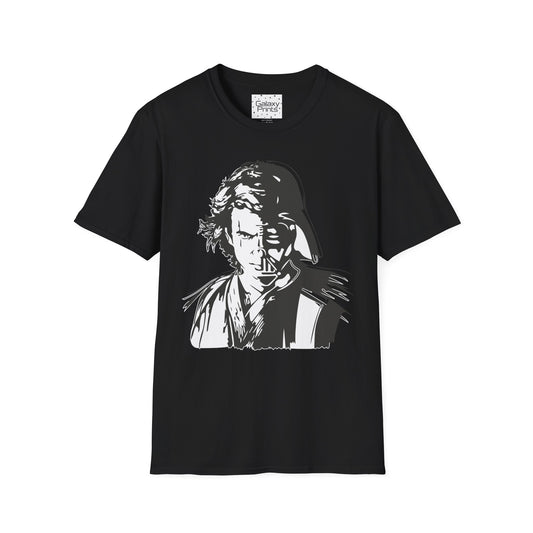 Star Wars Unisex T-Shirt - 'Aiken and Darth Struggle' Graphic Tee