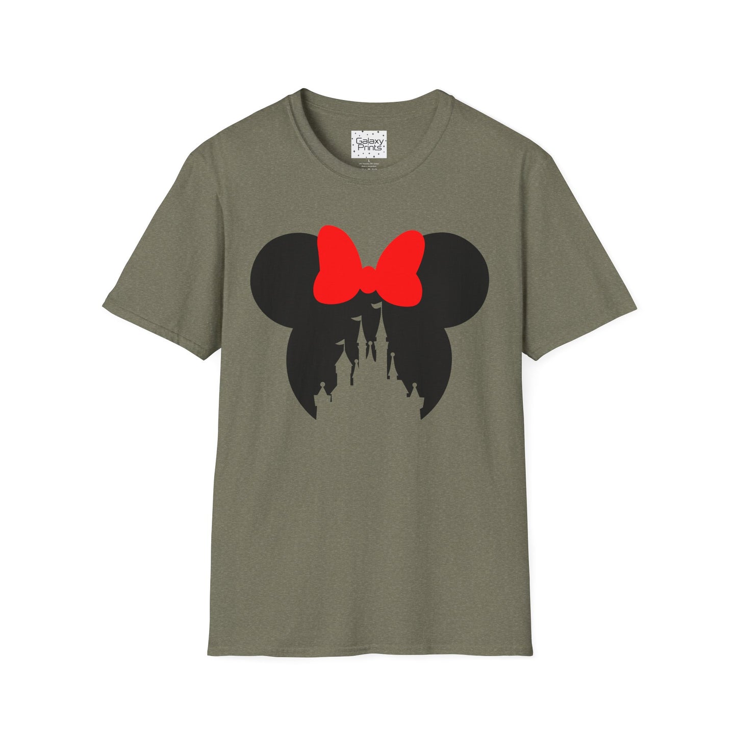 Unisex T-Shirt - DISNEY Inspired - 'Minnie Head with Castle'