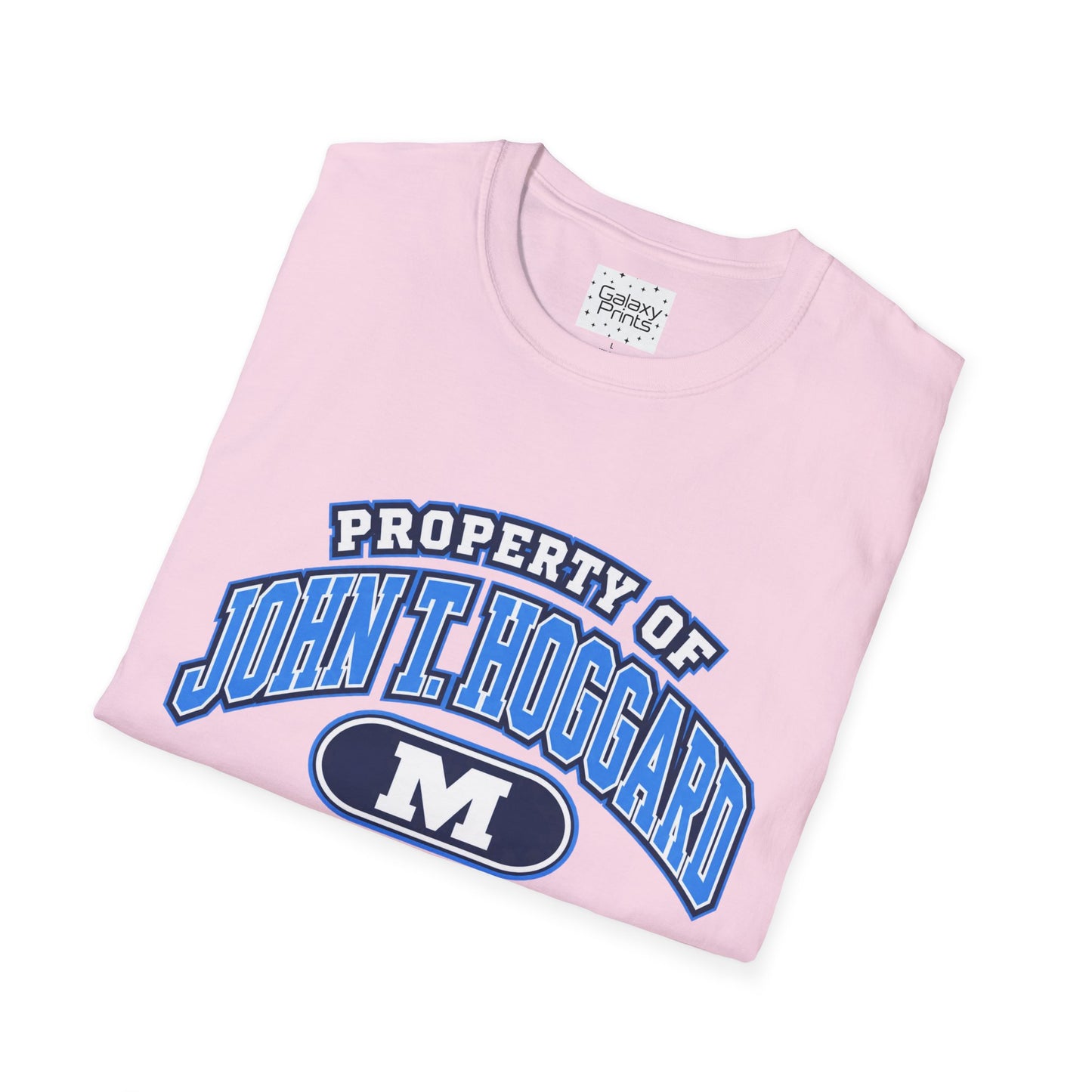 Property of JTH Vikings T‑Shirt M — Viking in Power Circle back - Hoggard School Spirit Tee