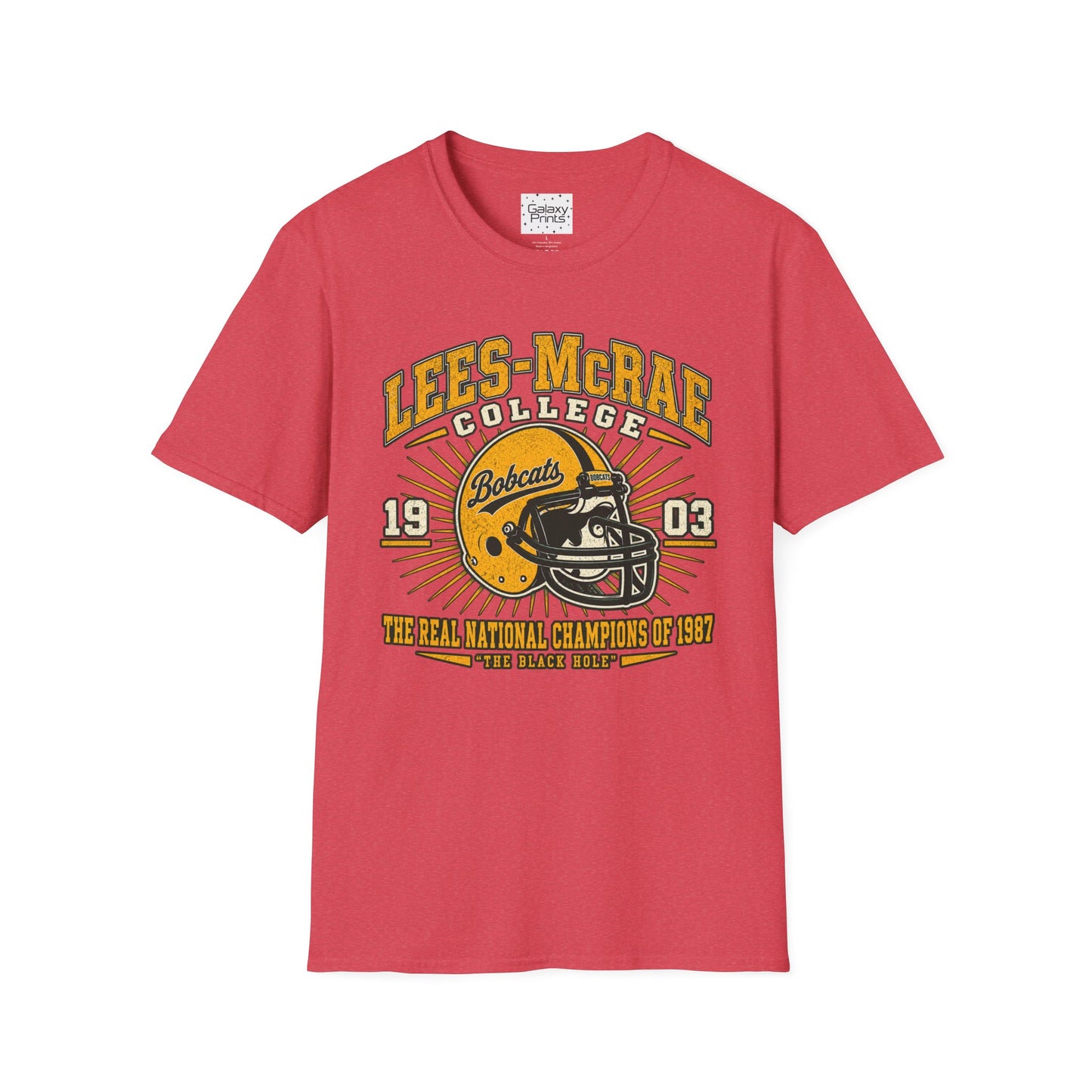 Lees-McRae College Bobcats Vintage Football T-Shirt — Retro 1903 Design