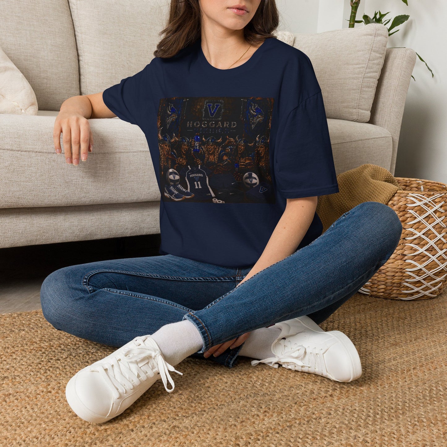 Lady Vikings Volleyball Feast T‑Shirt — Hoggard School Spirit Tee - Ladies Volleyball